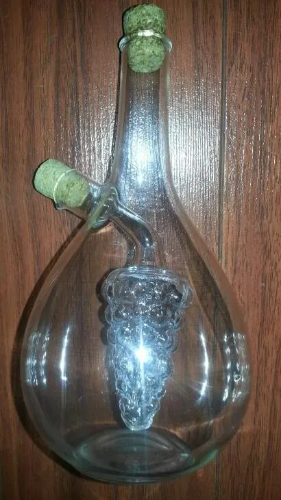Oil And Vinegar Bottle By Fox Run With Fancy Grape Interior - photo 2