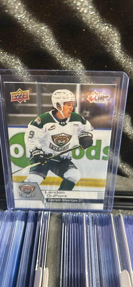 Upper Deck Landon DuPont Everett Silvertips D Hockey Card