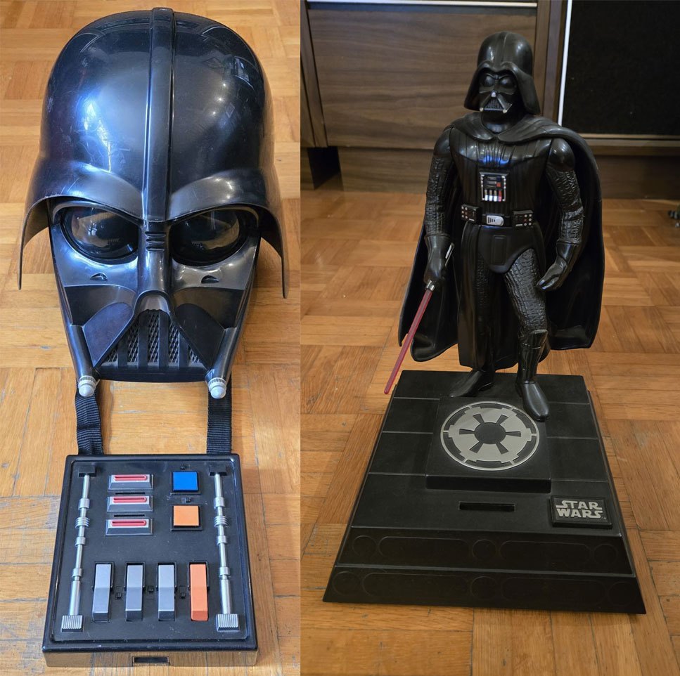 Darth Vader Helmet and Darth Vader Piggy Bank