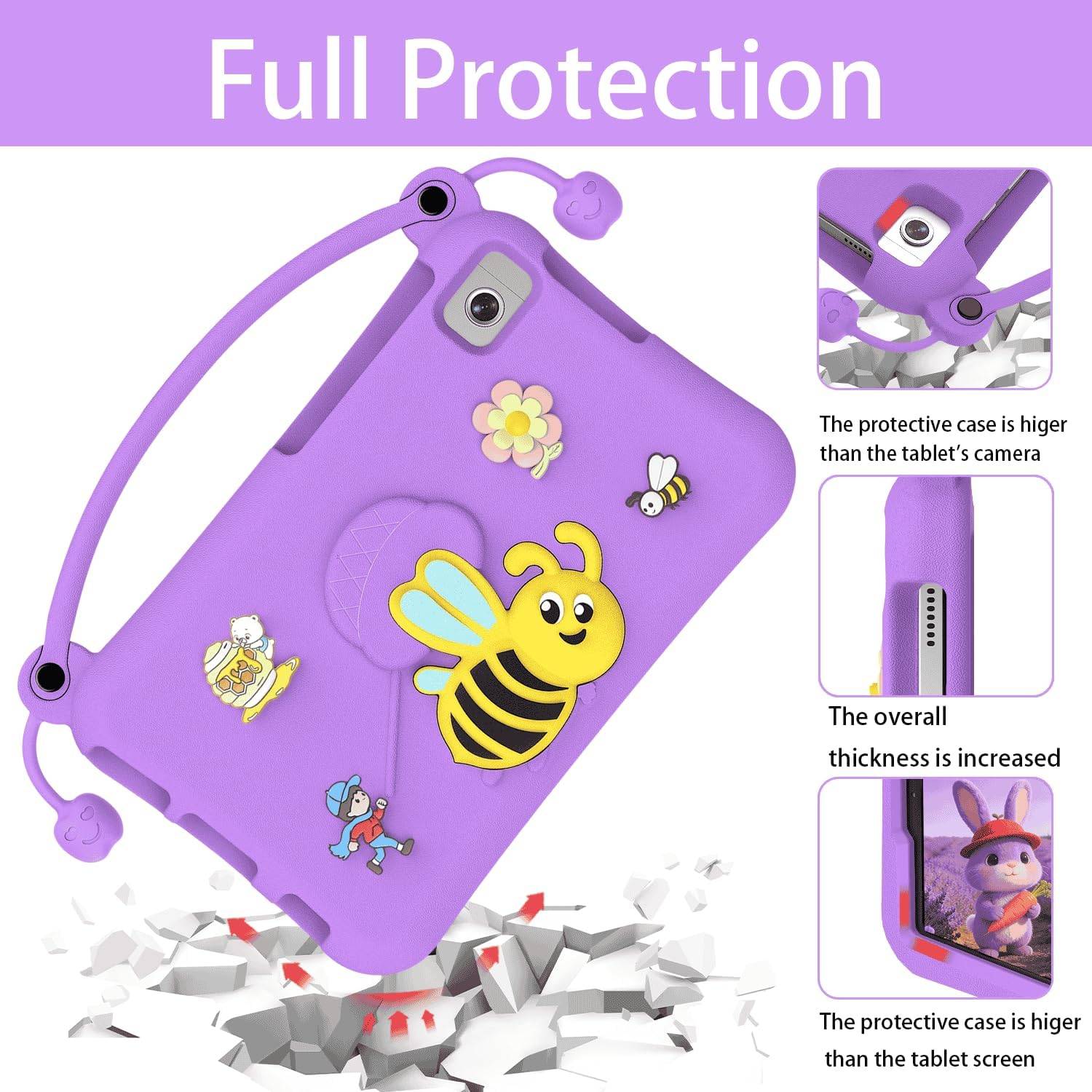 Kids Tablet Case with Built in Kickstand and Handle - photo 3