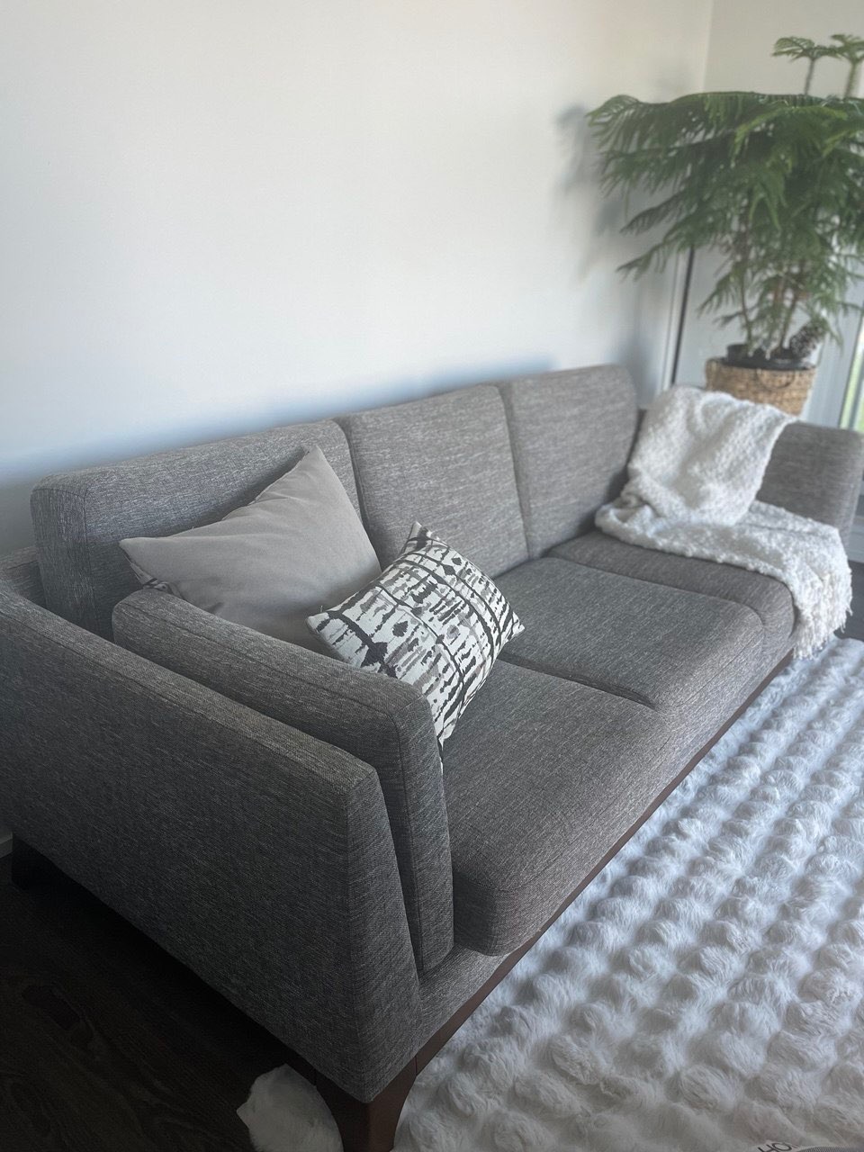 Article Ceni 83" Sofa - Quarry Gray