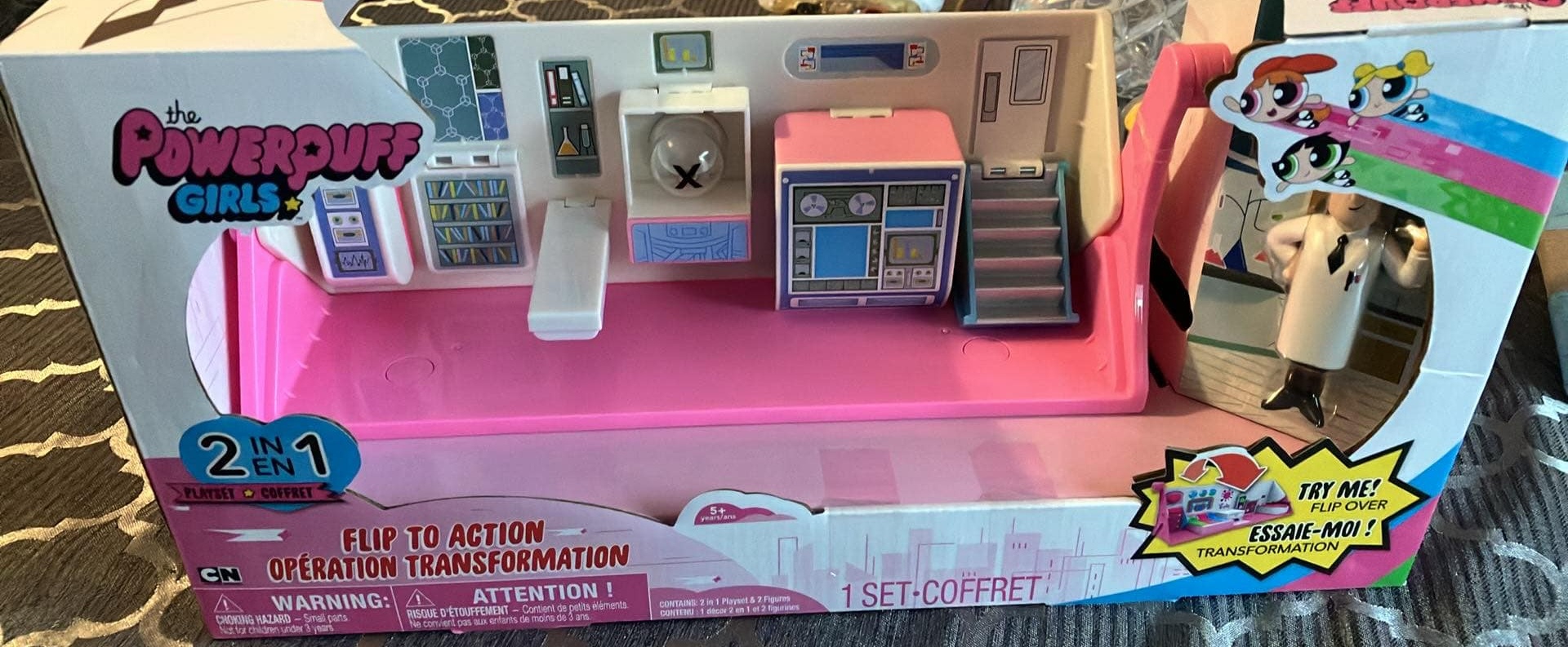 The Powerpuff Girls 2 in 1 Flip to Action Playset (New) - photo 2