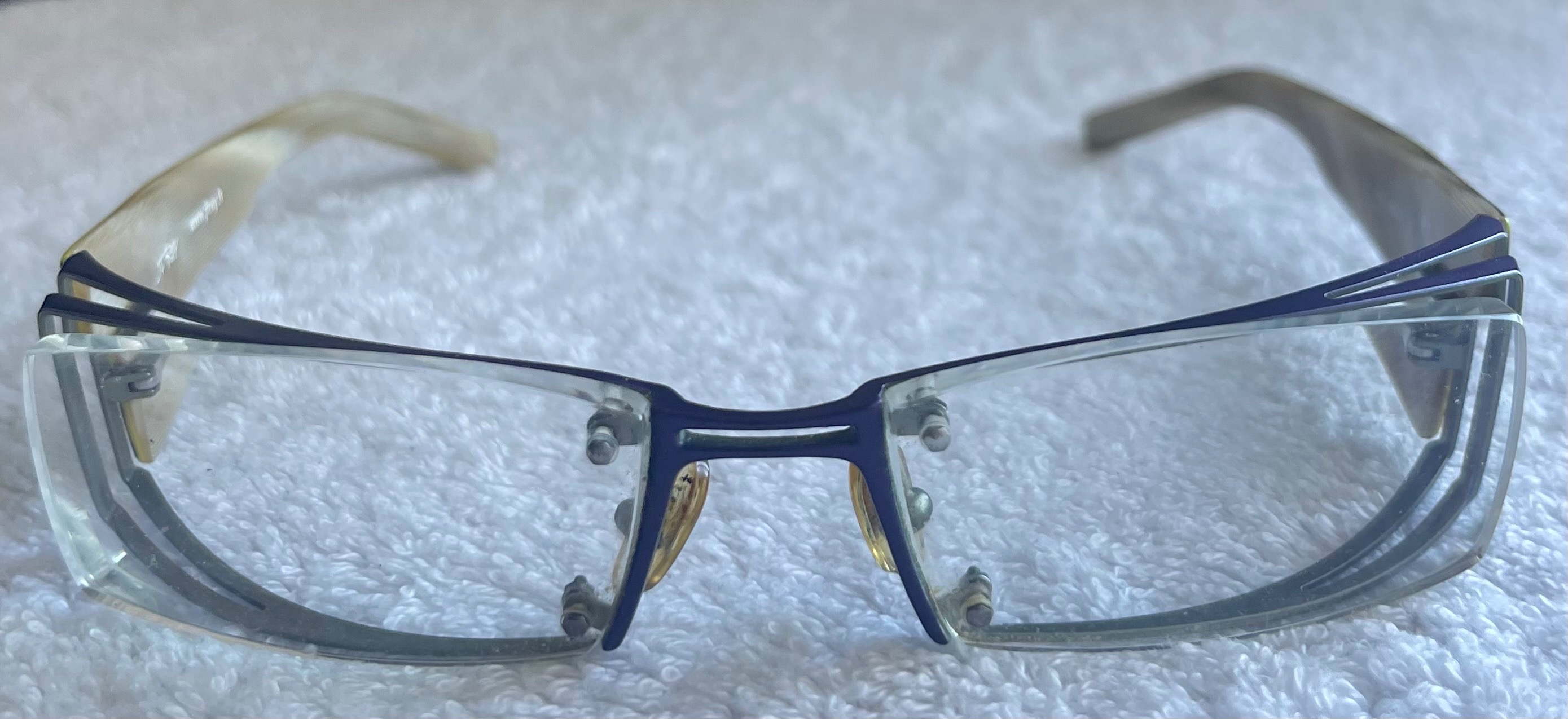 Vintage J.F. Rey France JF2181 Designer Frames (Purple/Mustard)