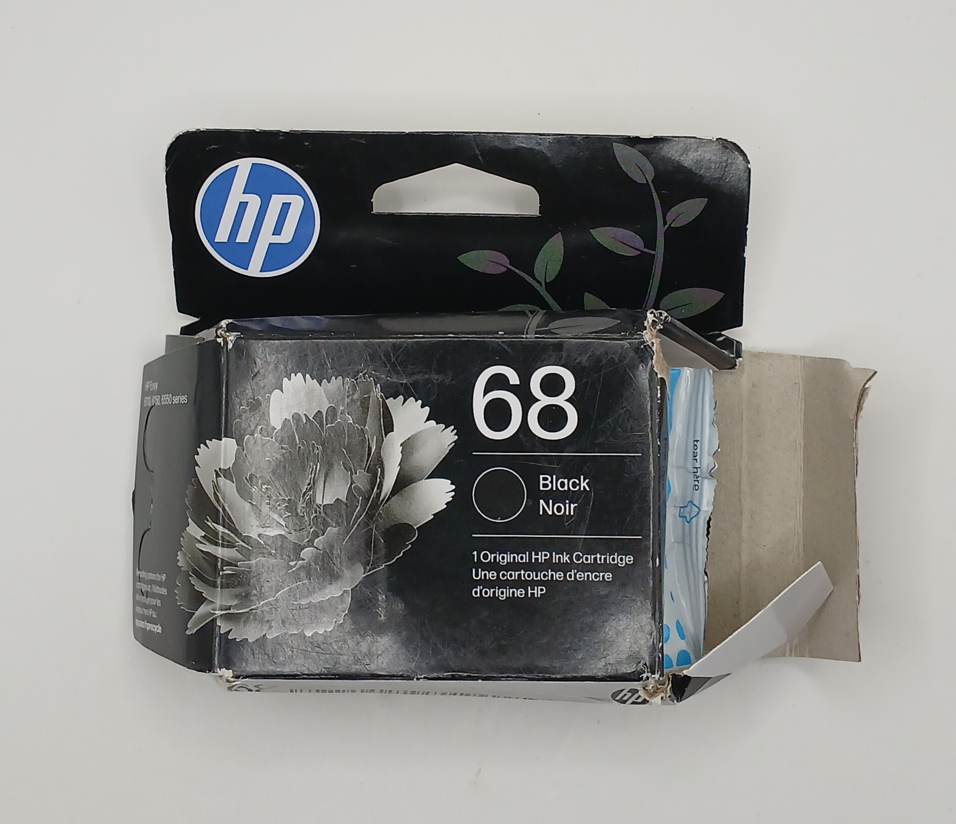 HP 68 Black Ink Cartridge, Expiry Date Oct 2027