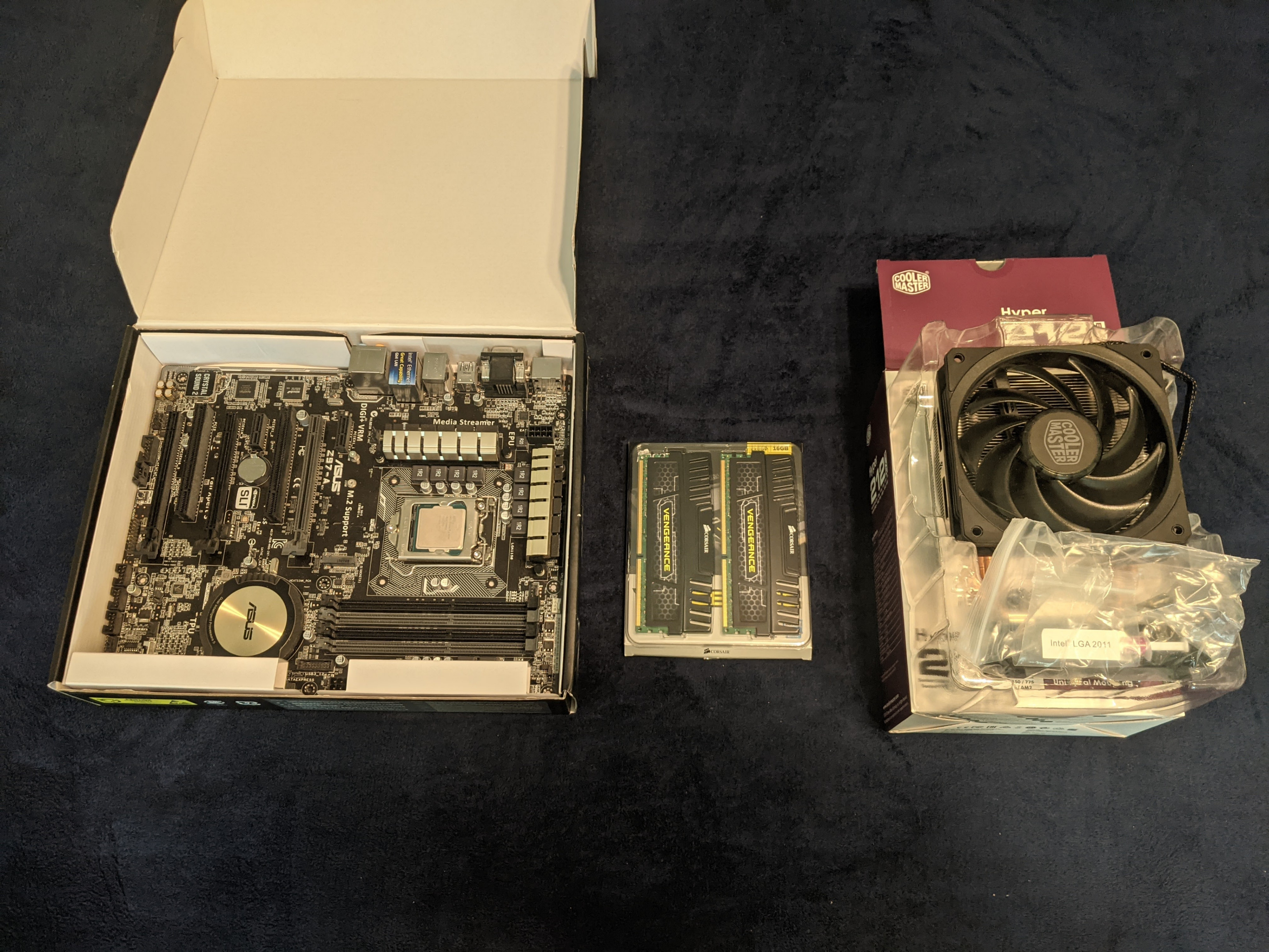 PC Bundle: ASUS Z97-A, i5-4670K, 16GB DDR3 RAM, Hyper 212 EVO