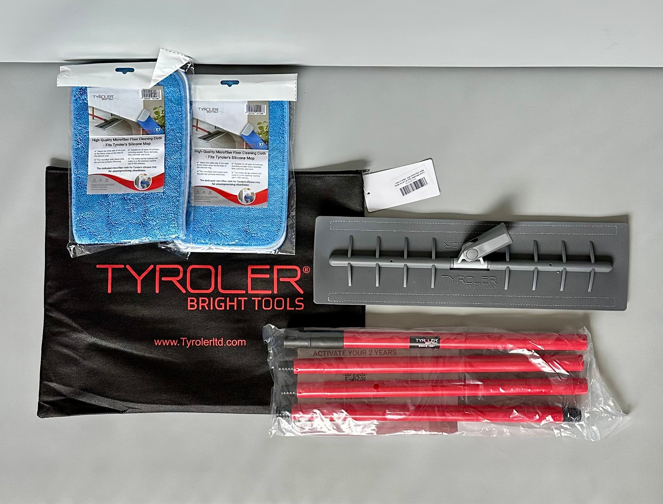 Tyroler Microfiber Floor Mop with Flexible Silicone - photo 2