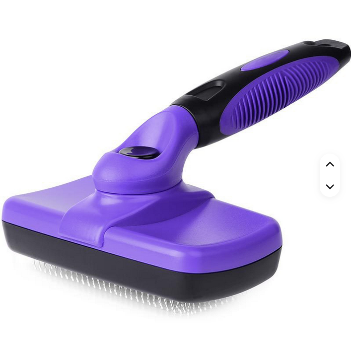 Pet Massage Grooming Brush with Self-Cleaning Button - photo 3