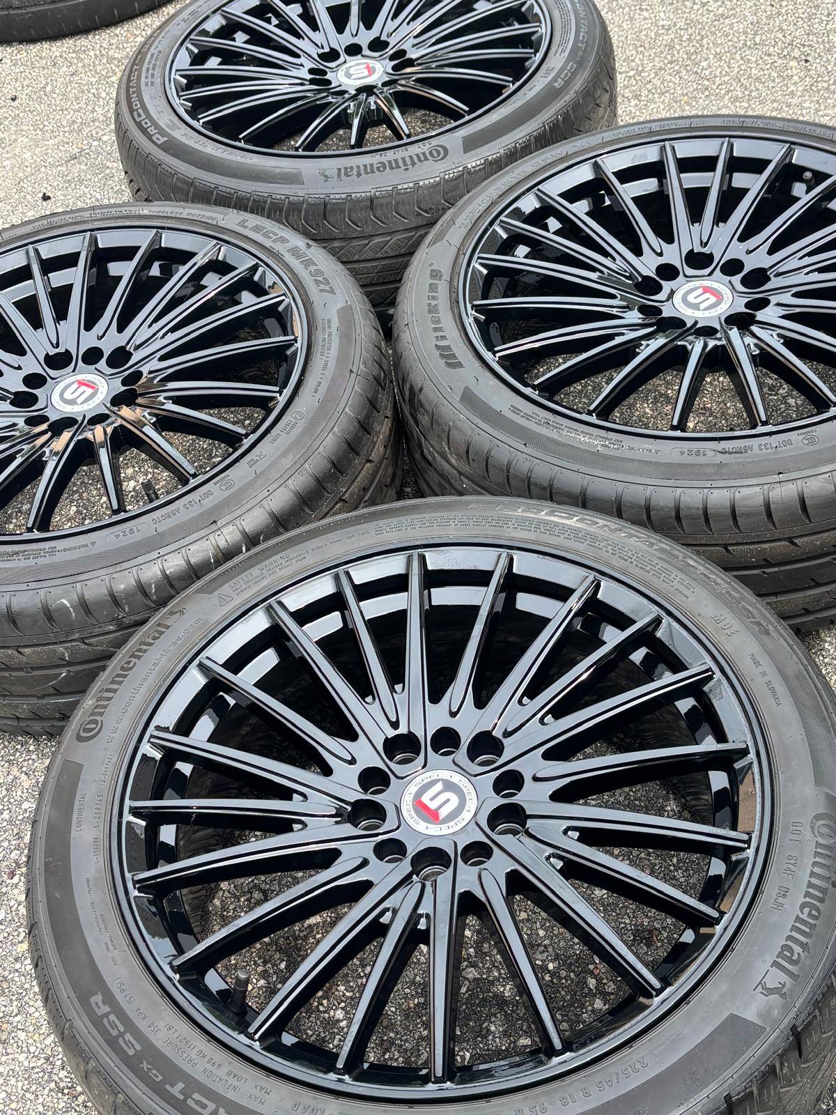 NEW18”Spec1(5x112/5x114)+used 225/45/R18–Jetta/Civic/Golf/RSX/C - photo 2