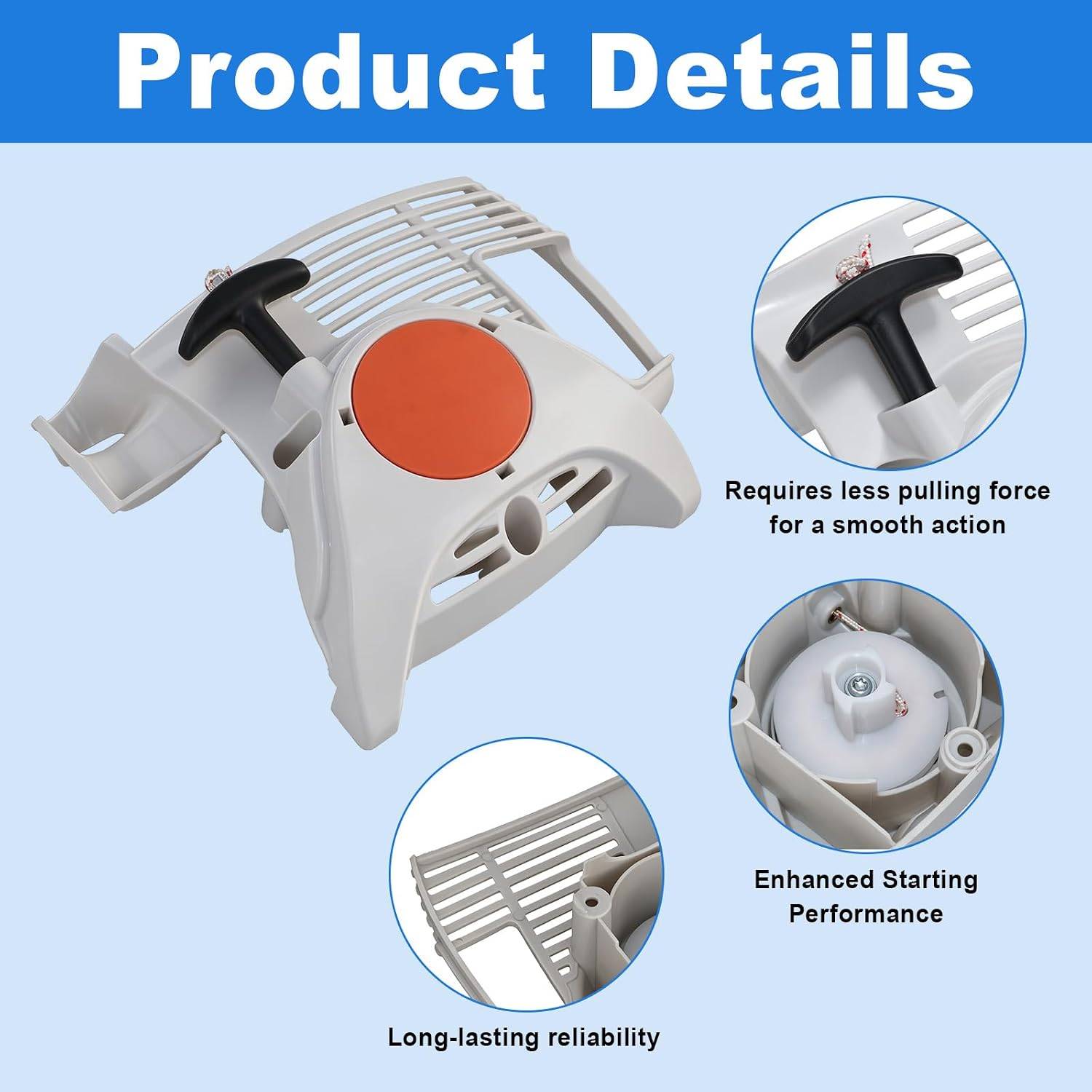 4144-190-4005 Recoil Starter Assembly - photo 4