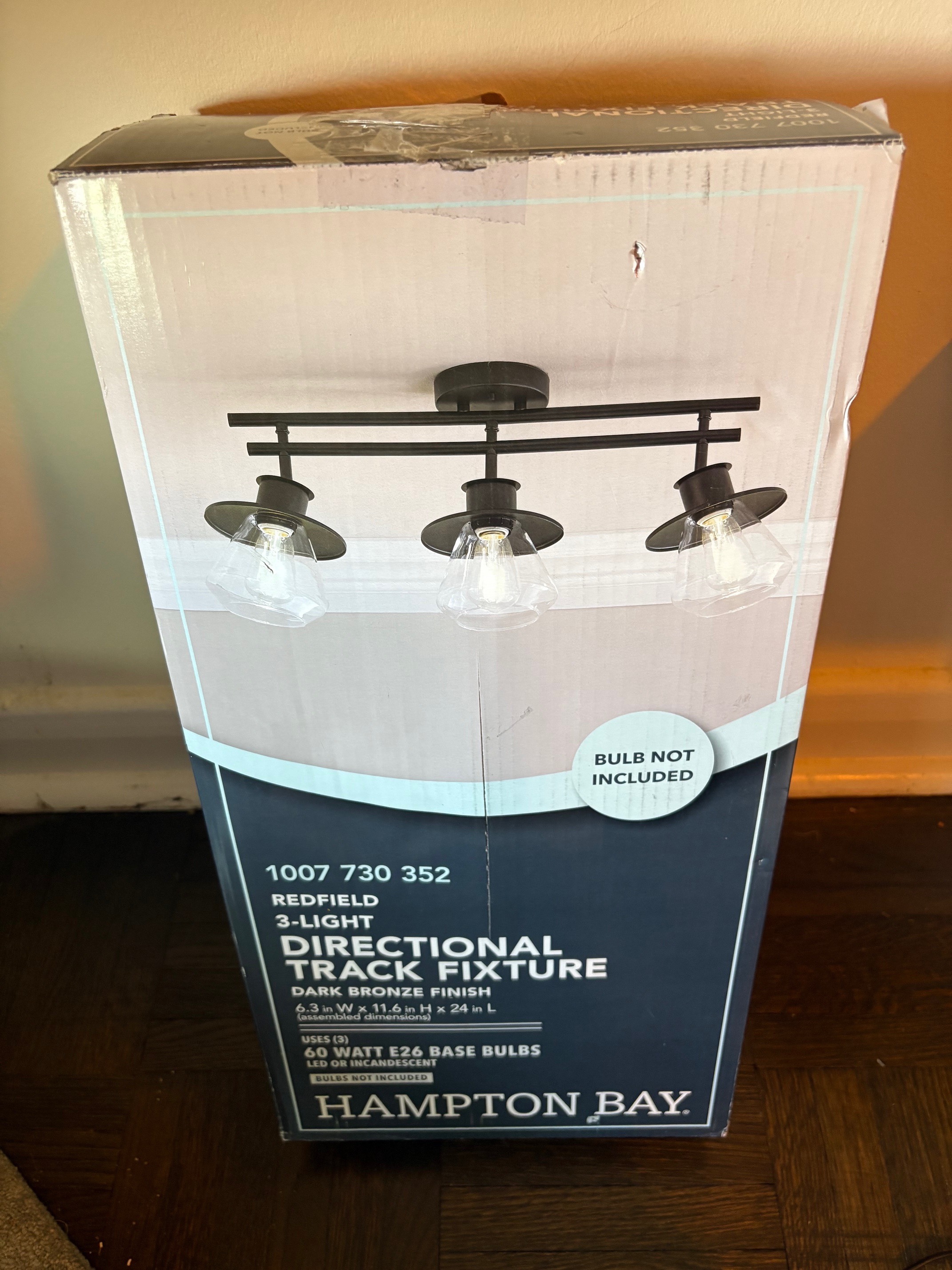 New 3-Light Black Modern Farmhouse Kitchen Track Ceiling Light - photo 2