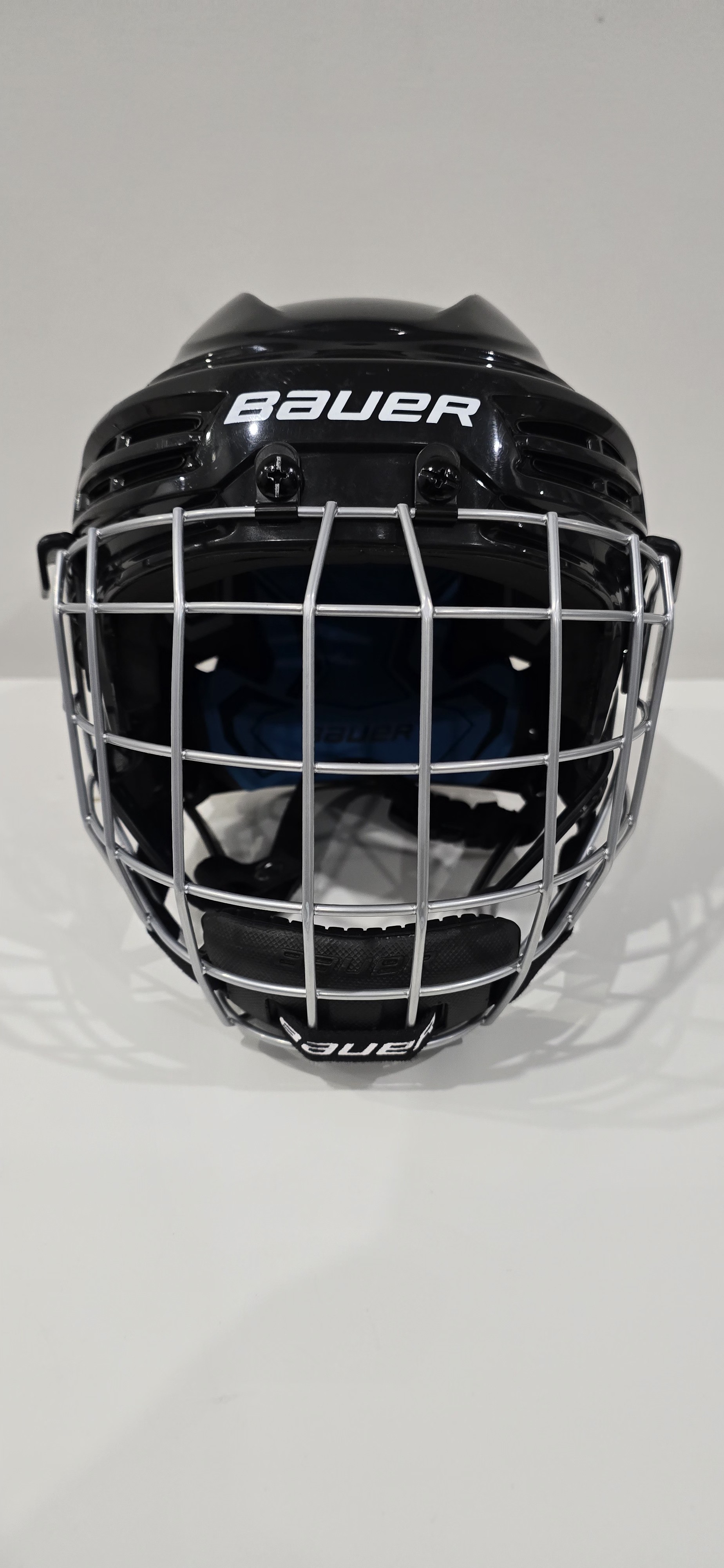 Bauer Prodigy Youth Hockey Helmet Combo - Black, Size XS