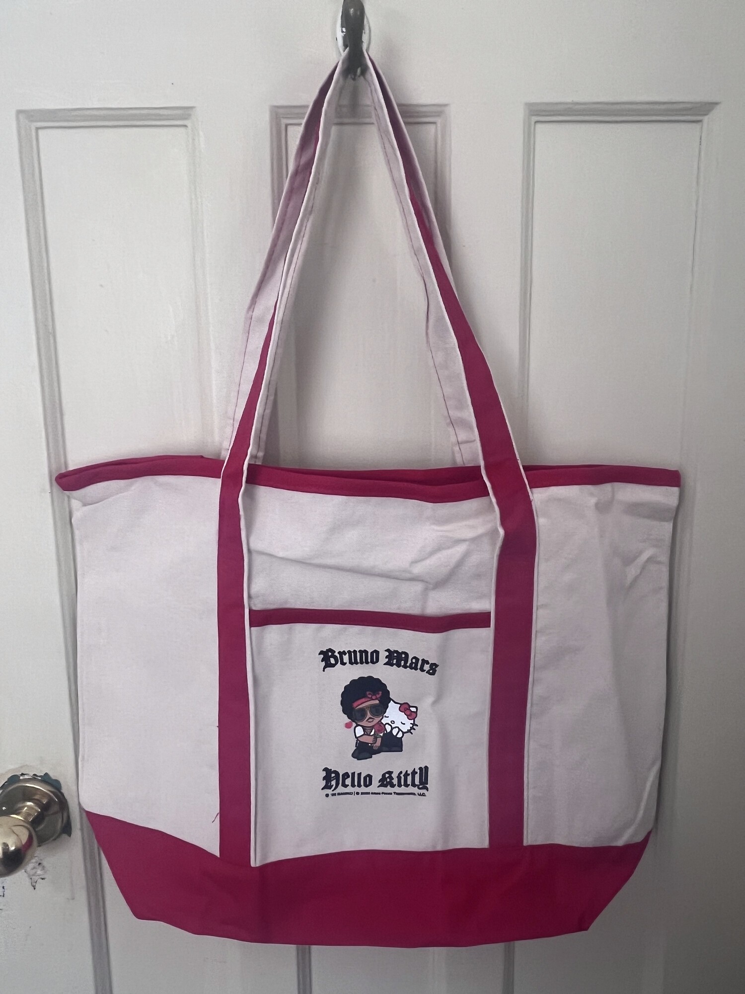 Bruno Mars Hello Kitty Tote Bag