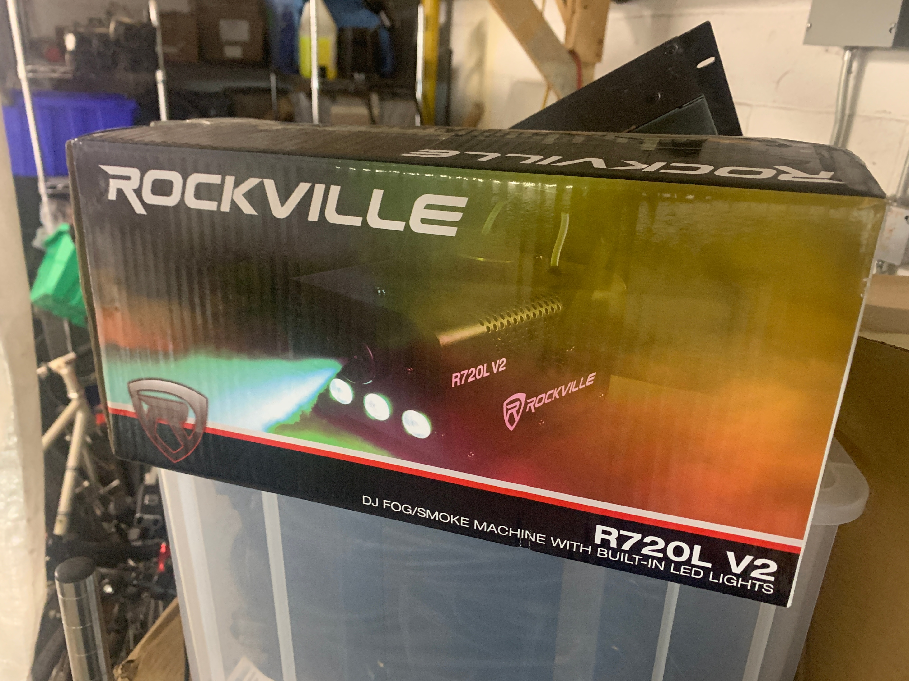Rockville R720L Fog / Smoke / Haze Machine w/ Remote & RGB LED's - photo 4