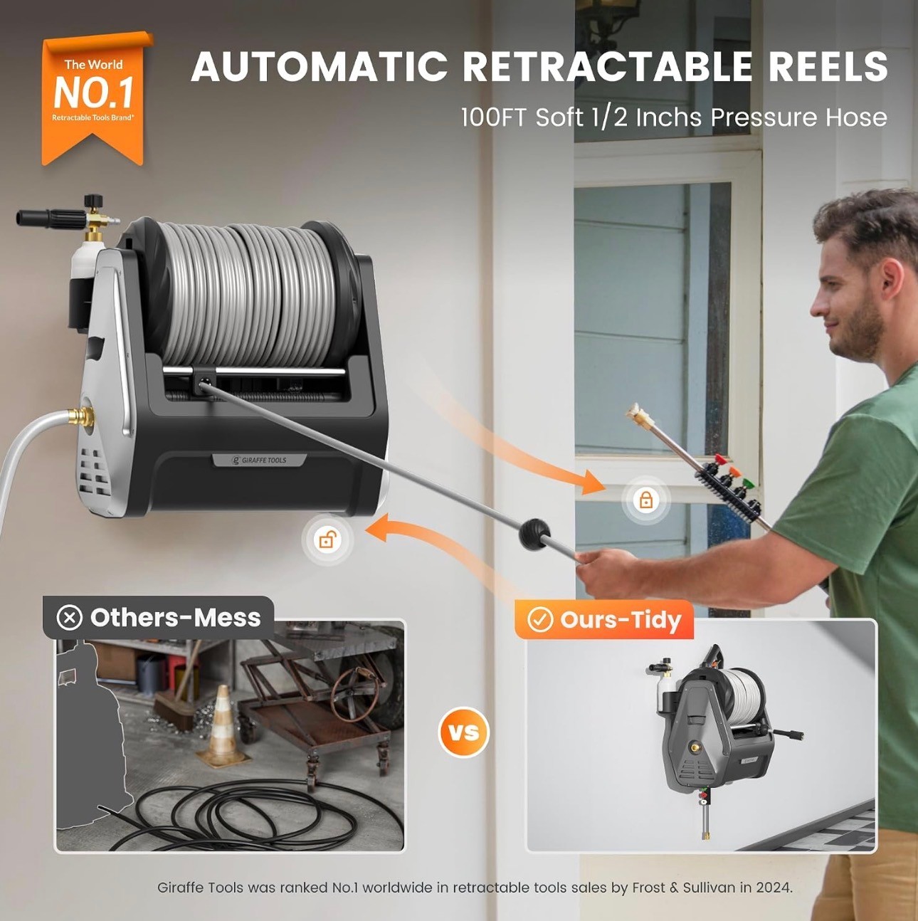 Giraffe Tools Pressure Washer Plus with Upgraded Motor 2900 PSI - photo 3