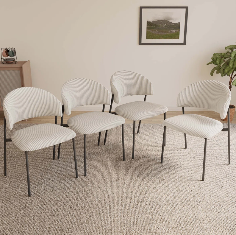 Upholstered Dining Chairs (Set of 4) - New in box - photo 4