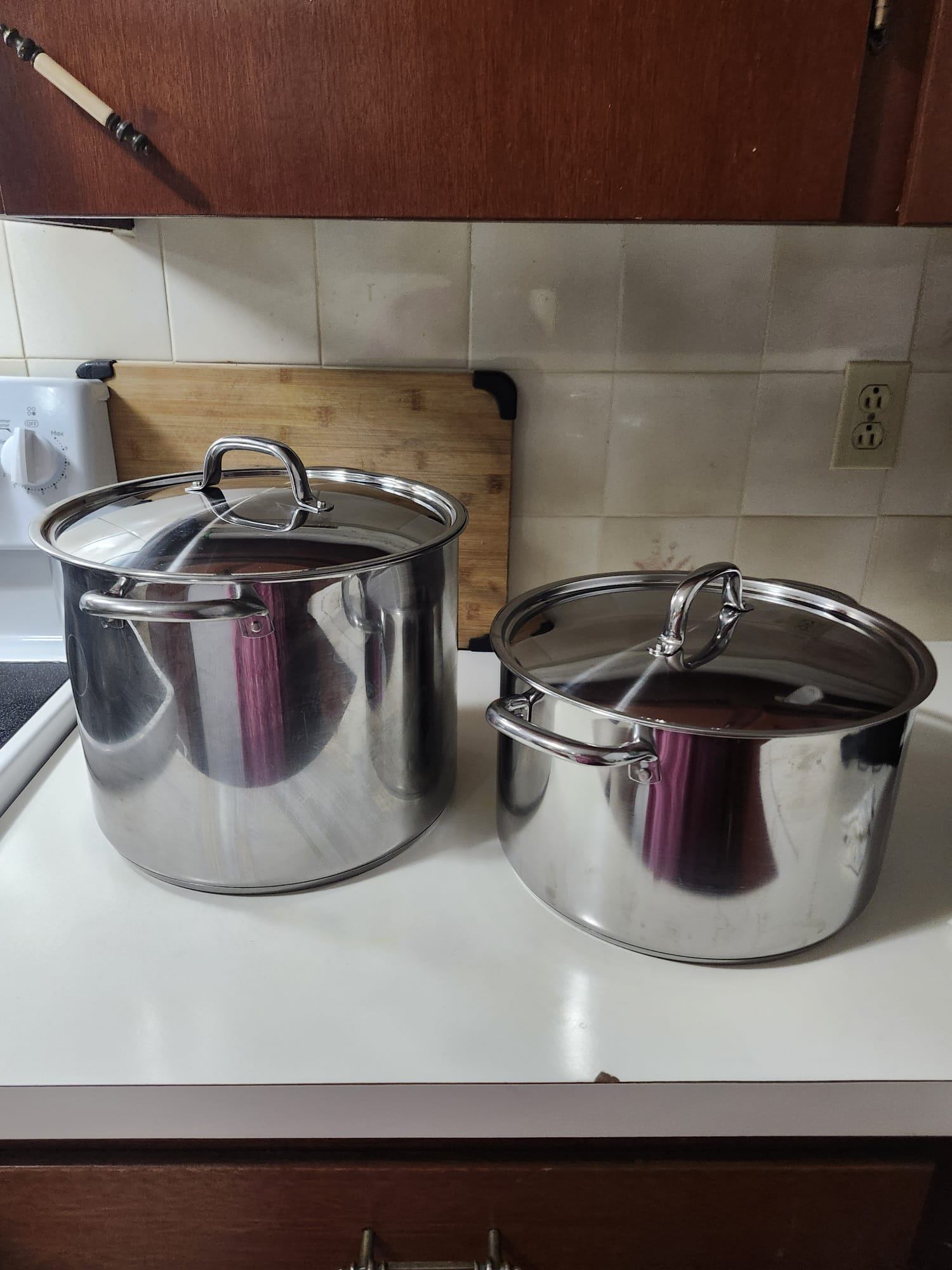 Stainless Steel Pots Set - Moving Sale