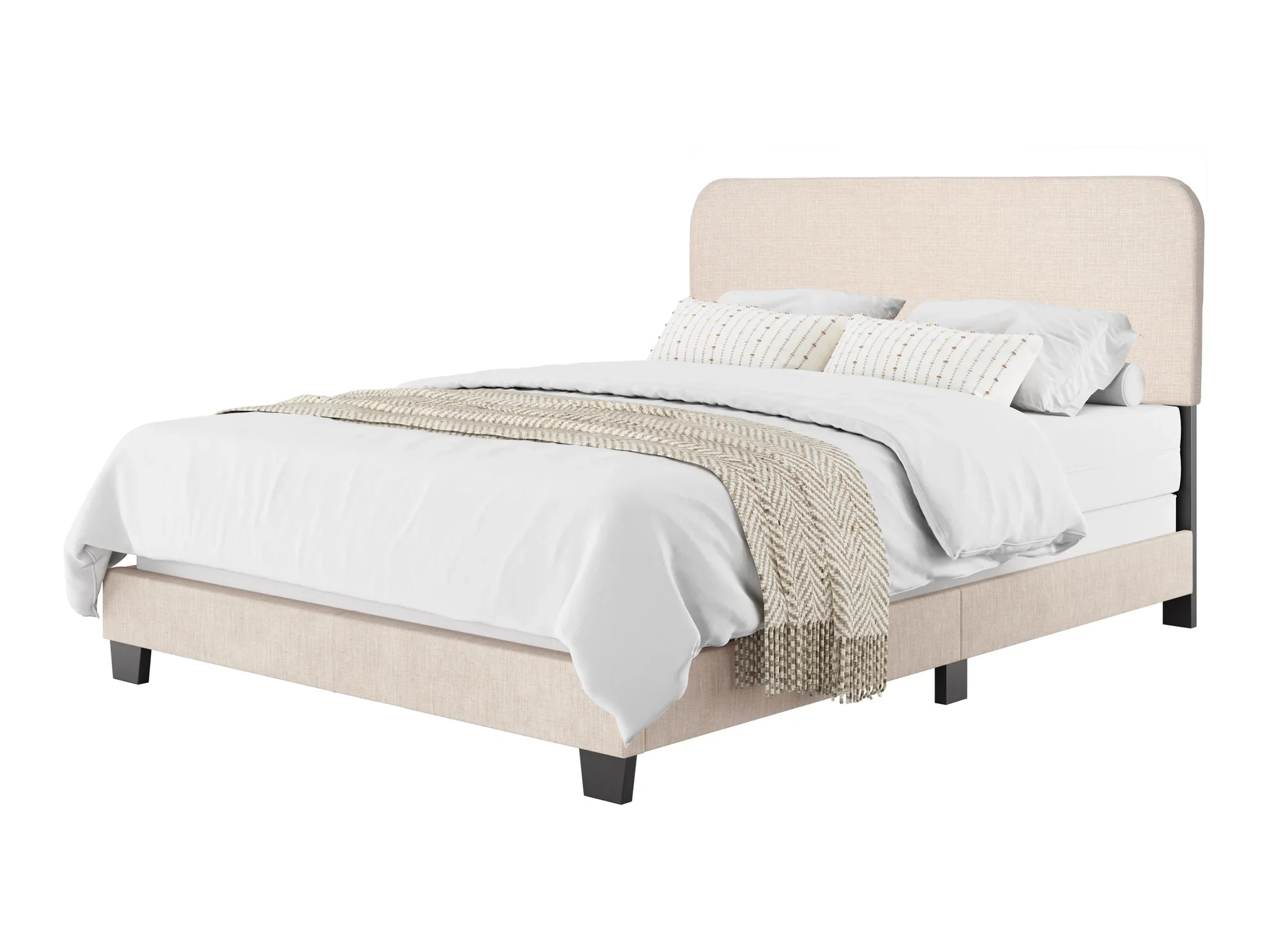 NEW King Bed Frame | Adjustable Headboard | No Box Spring - photo 3