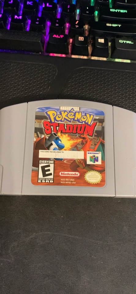 Pokemon Stadium Nintendo 64 Game Cartridge