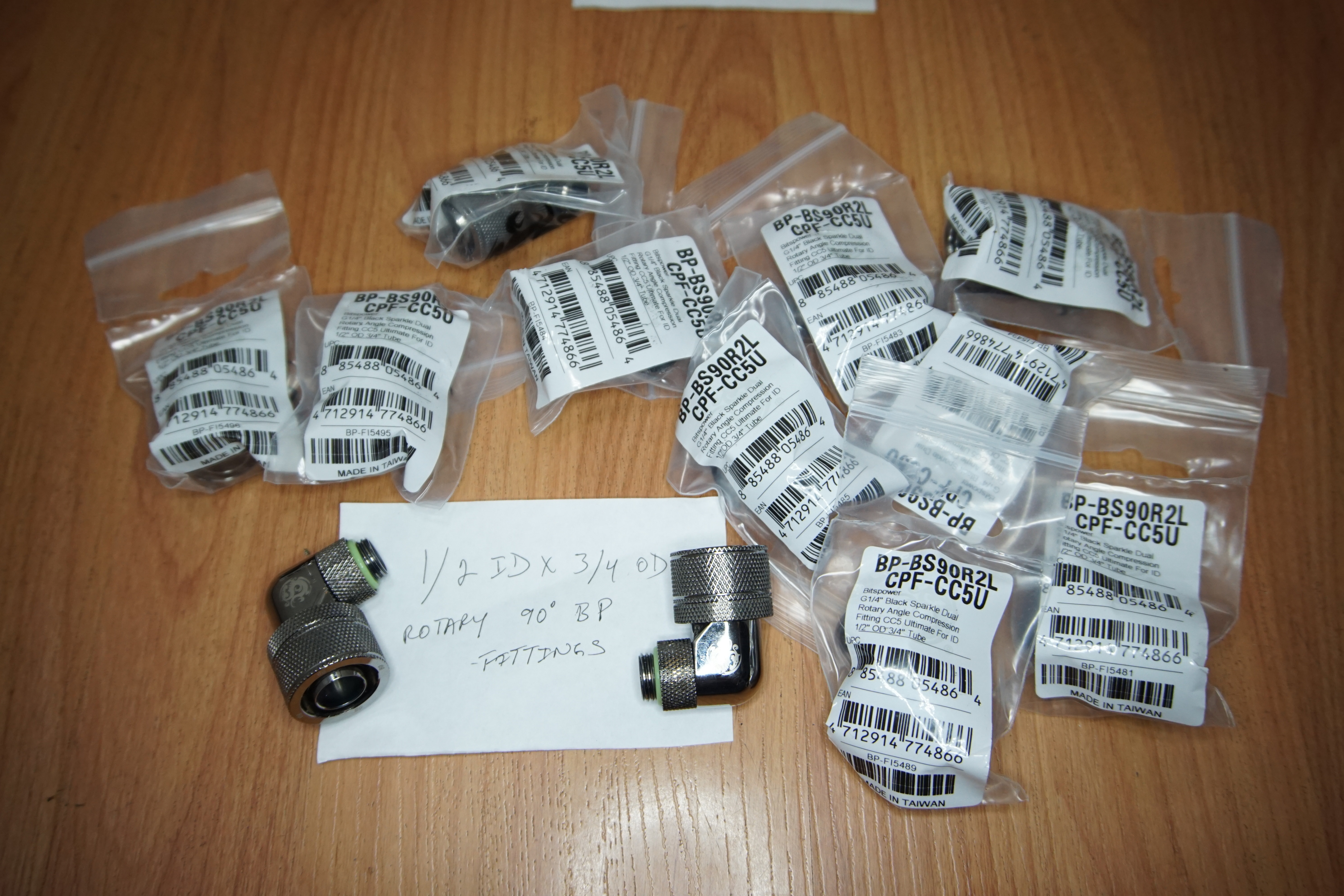 1/2 ID x 3/4 ID water cooling fittings - photo 5