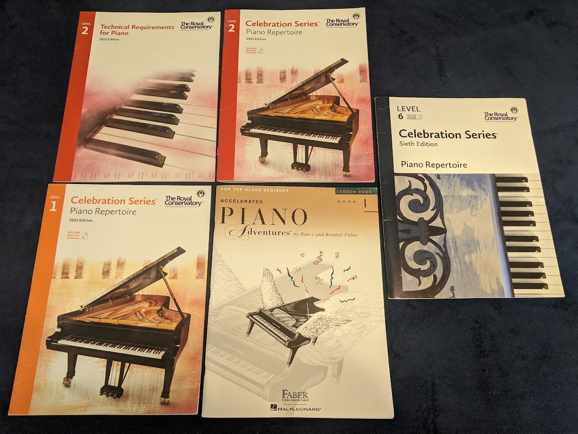 Royal Conservatory and Faber Piano Books