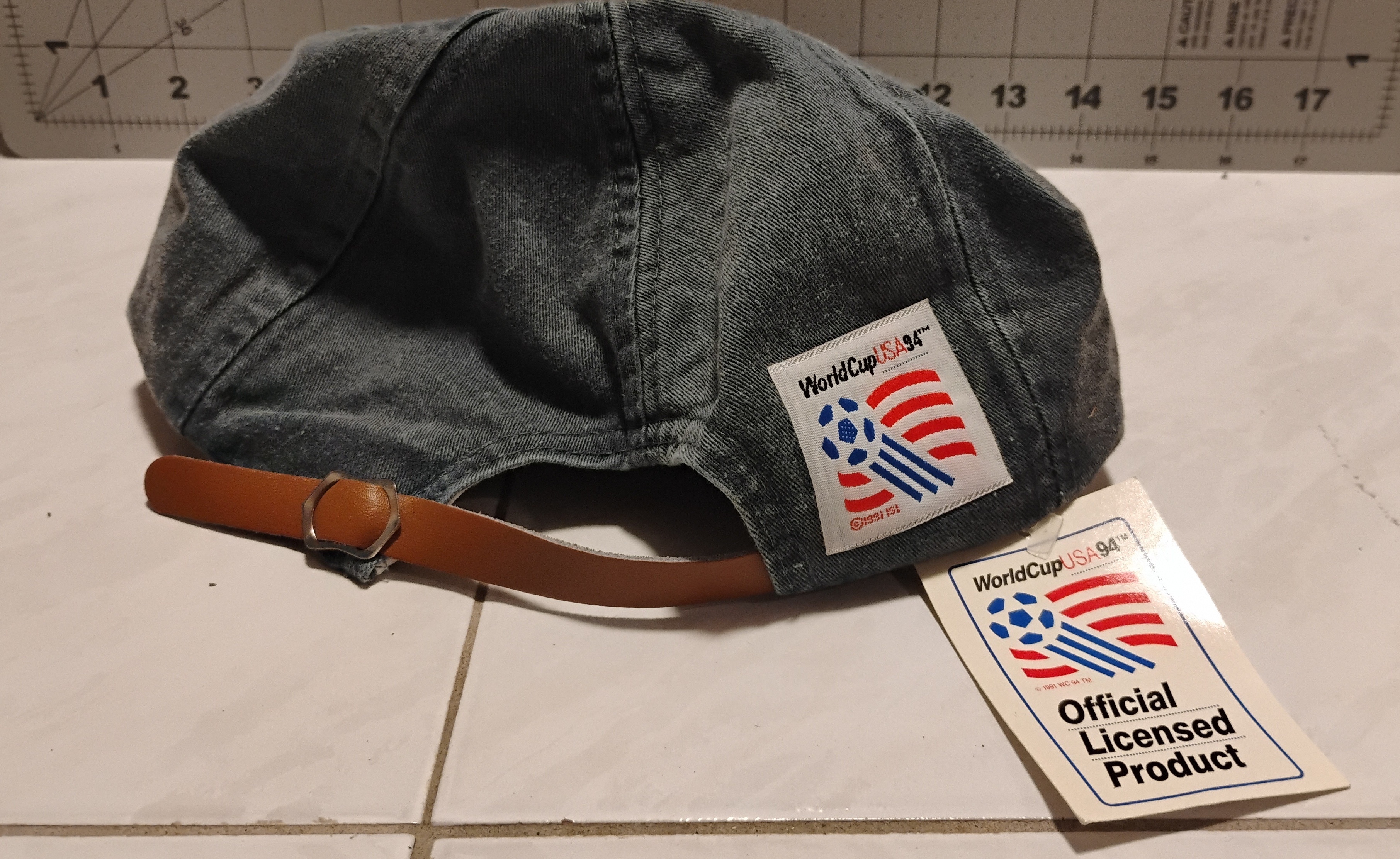 FIFA World Cup USA 94 Colombia Hat With Cloth Strap - photo 2