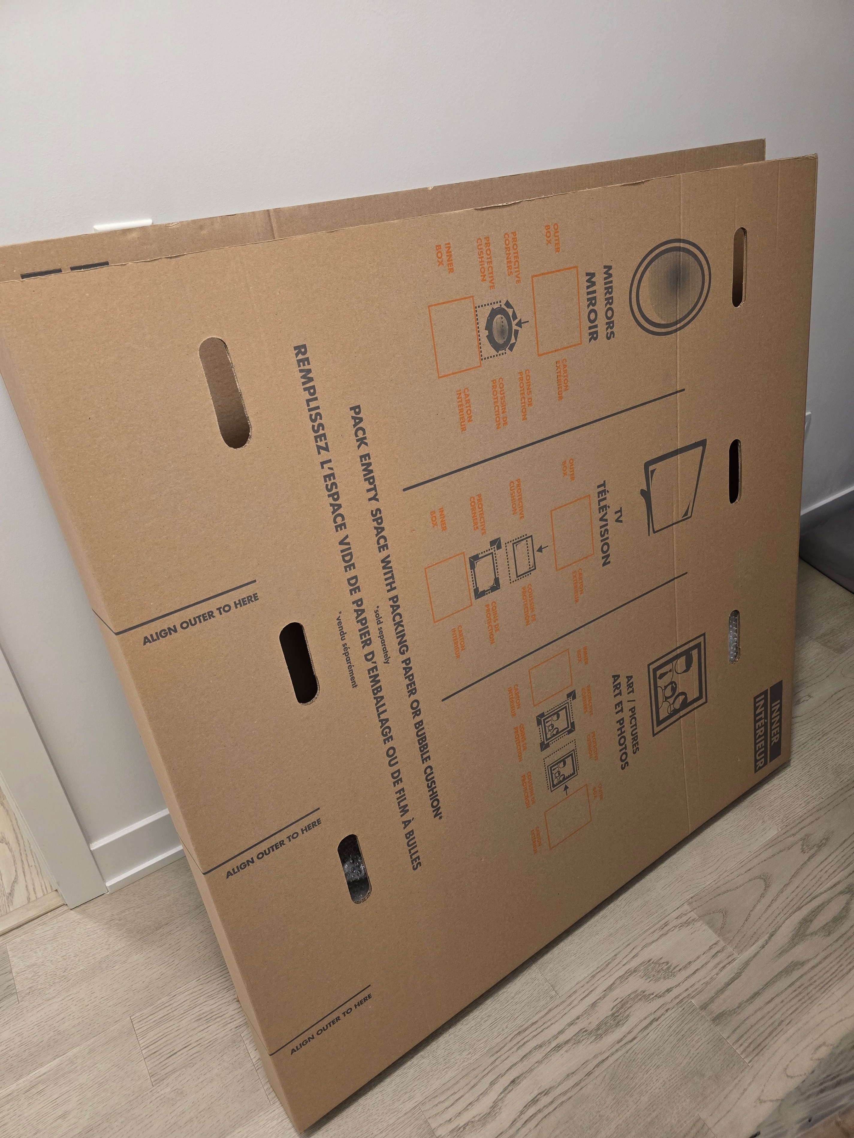 Moving Box for TV, Mirrors, Art & Pictures