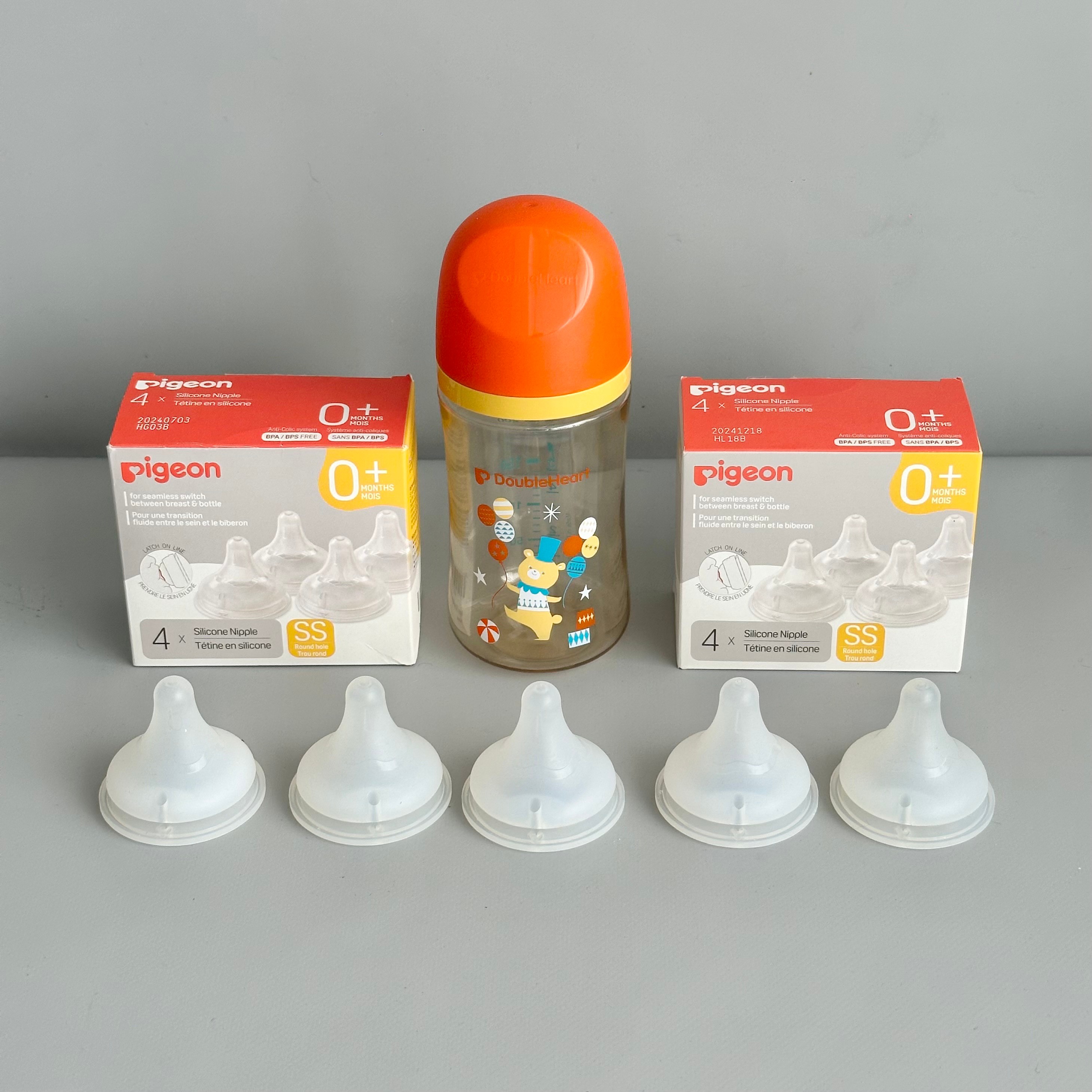 Pigeon Baby Bottle Silicone Nipples SS - 13 pieces