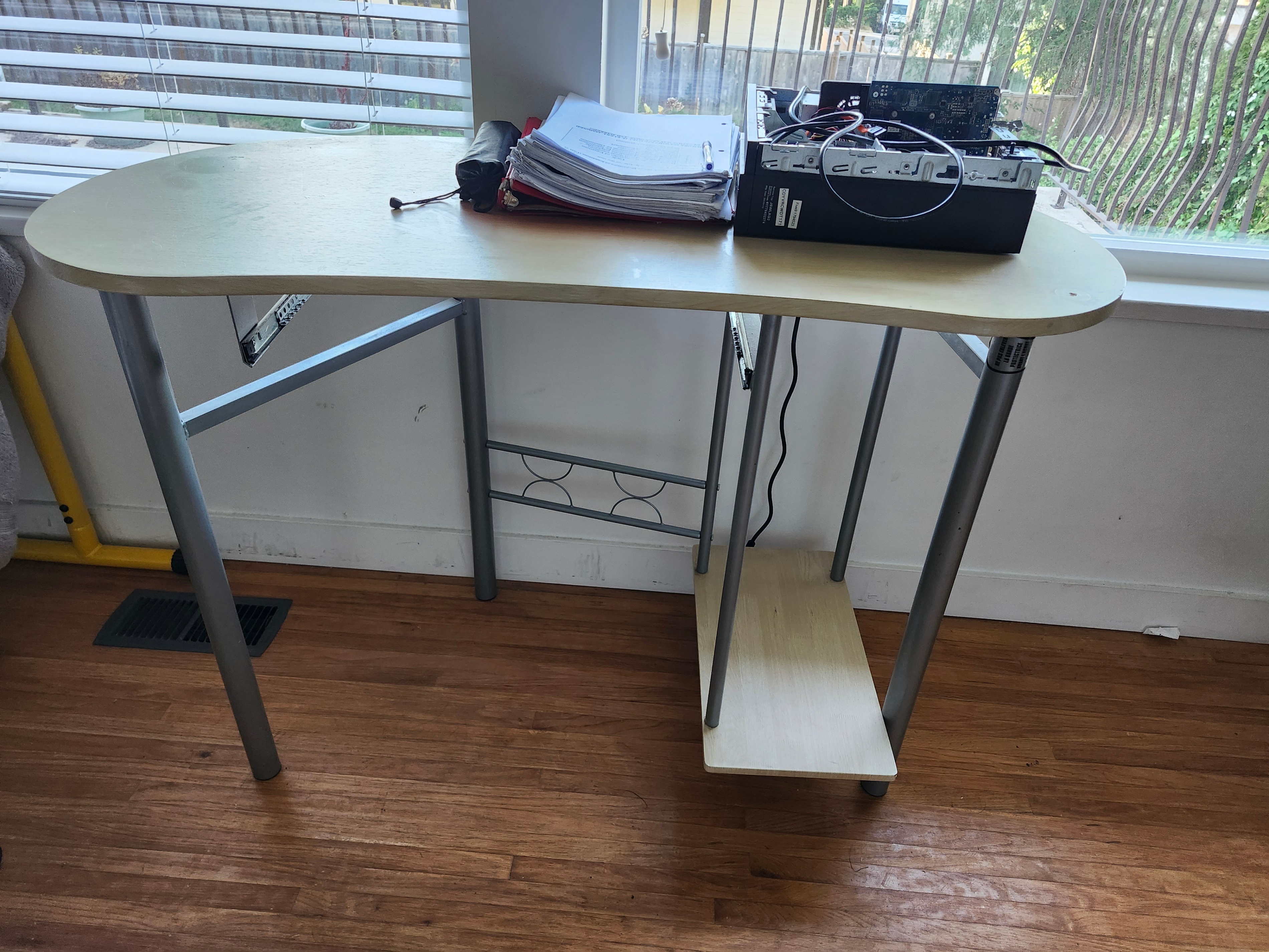 White Curved Desk - Moving Sale - photo 3