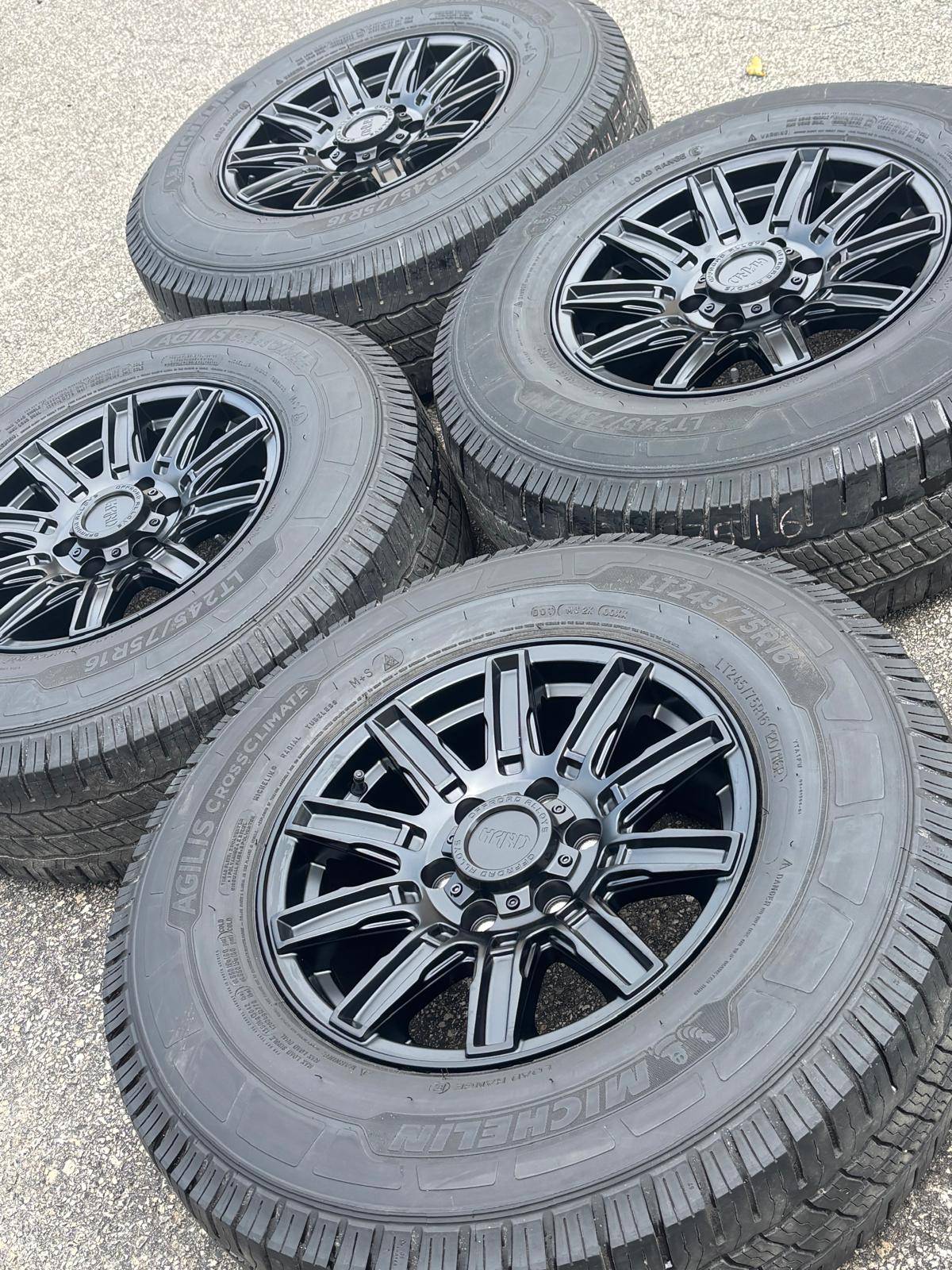 NEW 16"DAI(6x130)+used LT245/75/R16 Michelin A/W- SPRINTER - photo 2