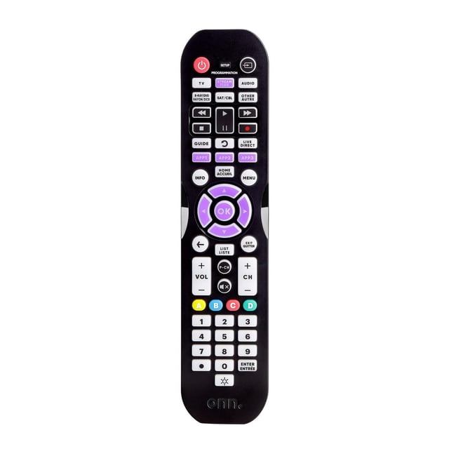 onn Universal 6-Device Remote - works with Smart TV, Roku, Apple - photo 3