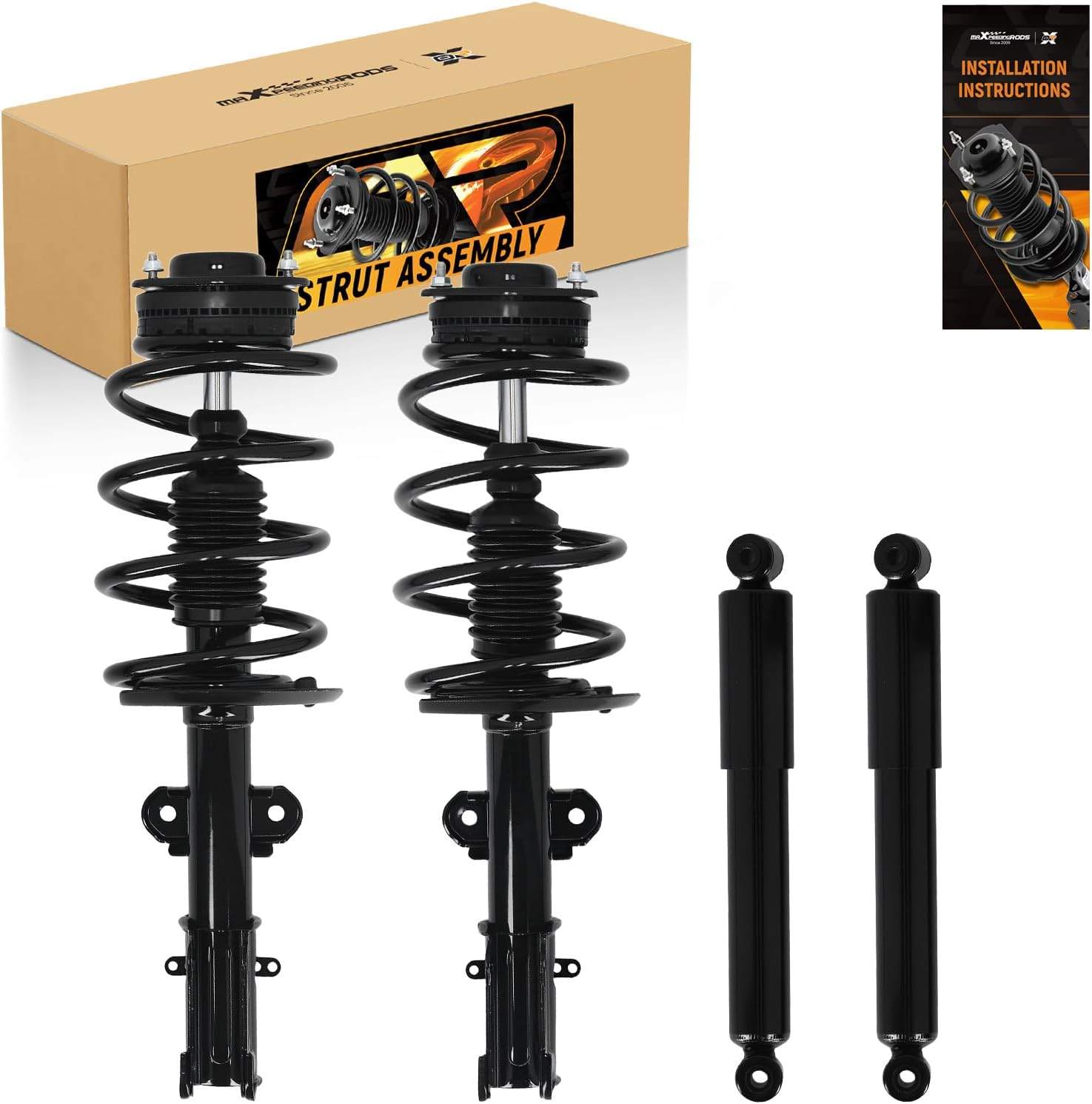 4 Struts & Shocks for Grand Caravan/Town & Country/VW Routan
