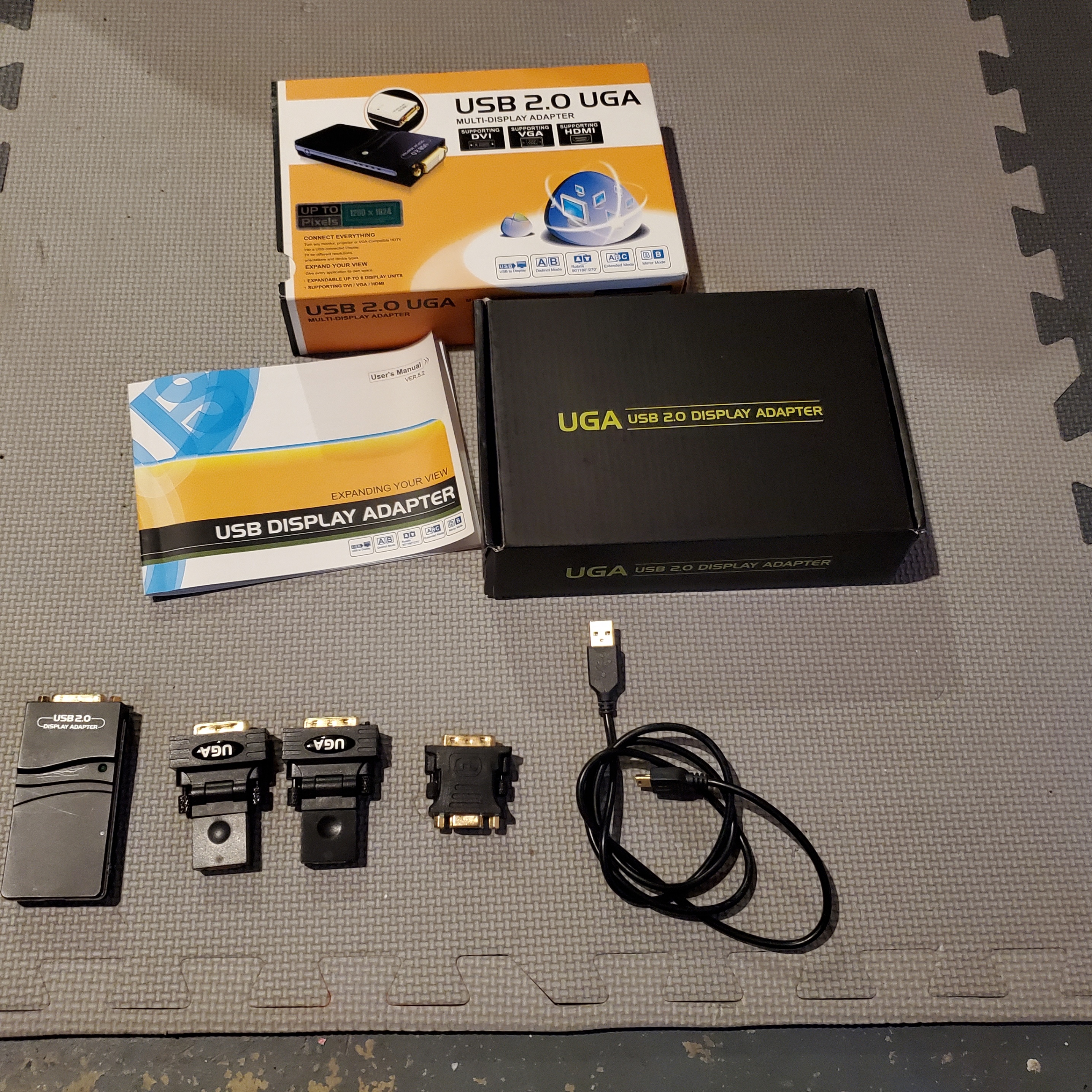 USB2.0 Universal Graphics Adapter (UGA) Multi-display adapter - photo 2