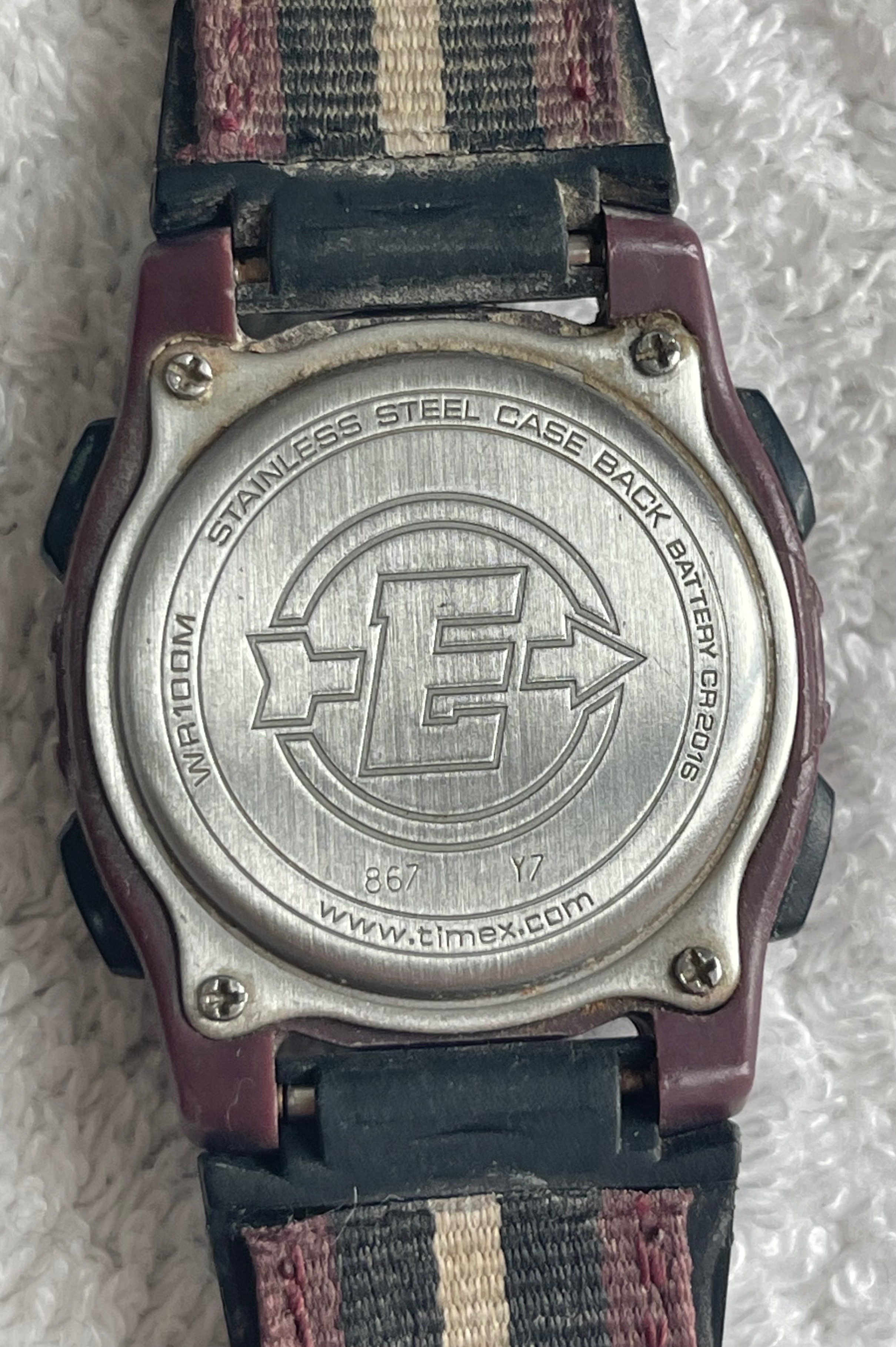 Timex Expedition Indiglo Digital Watch - Plum (Needs Battery) - photo 4