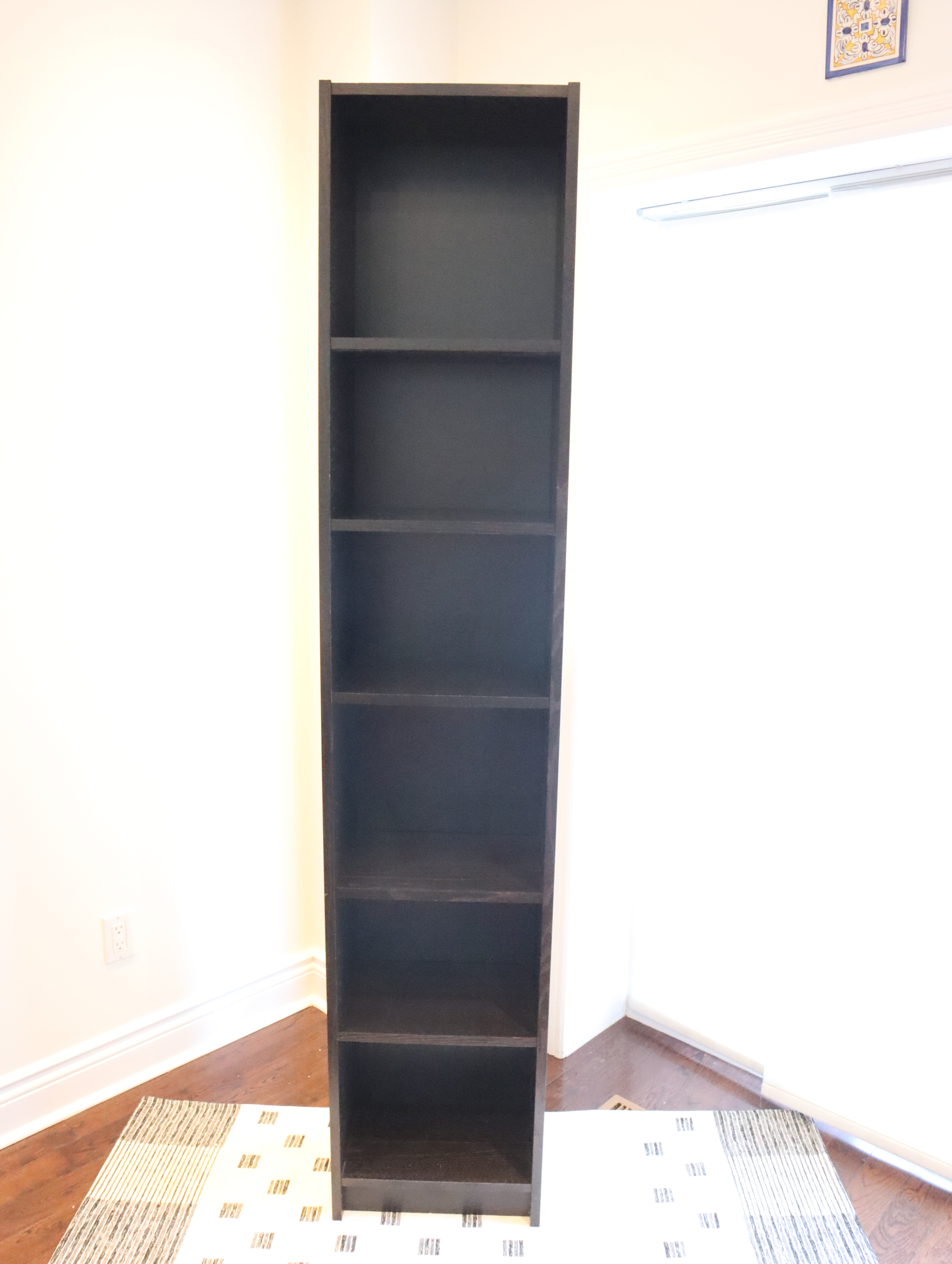 IKEA Billy Black/Brown Slim Bookshelf - photo 4