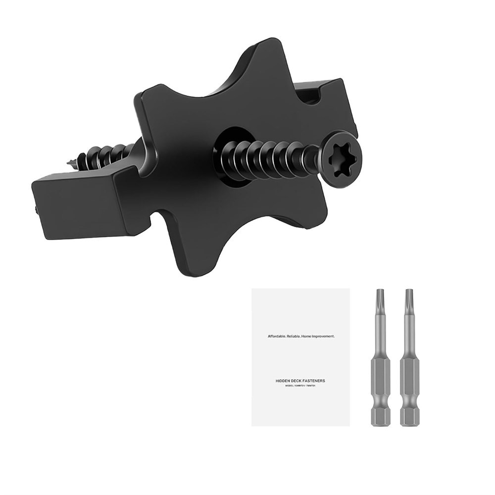 VEVOR 250PCS Hidden Deck Fasteners for Composite Decking