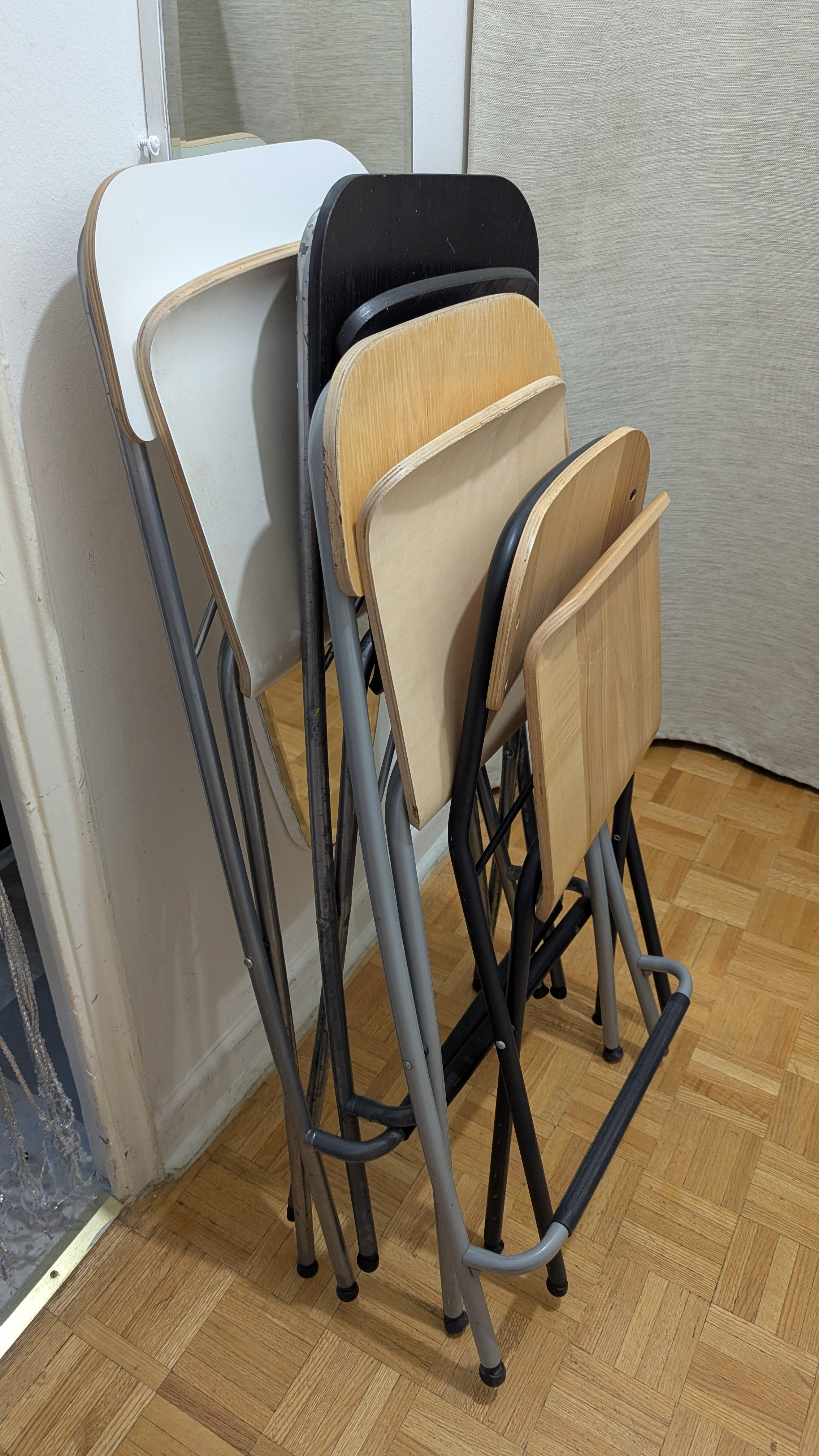 FRANKLIN Bar Stool with backrest, foldable, counter height Chair - photo 4