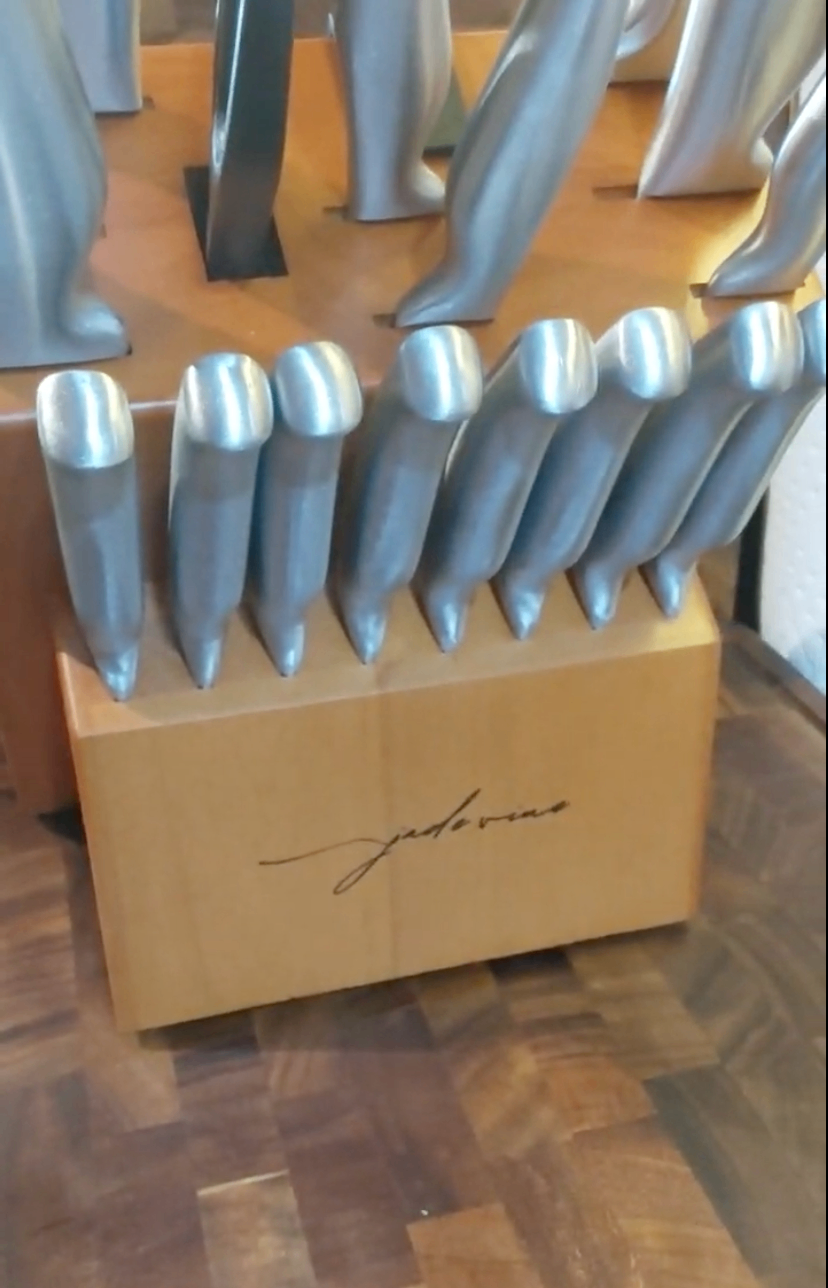 18pc Kitchen Knife Set with Block - photo 5