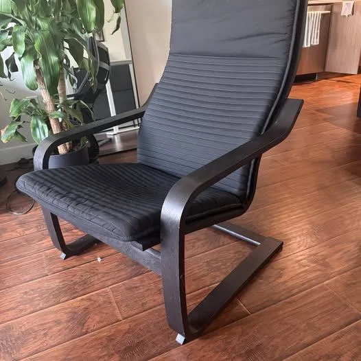 MUST GO MOVING SALE Black Frame & Cushion