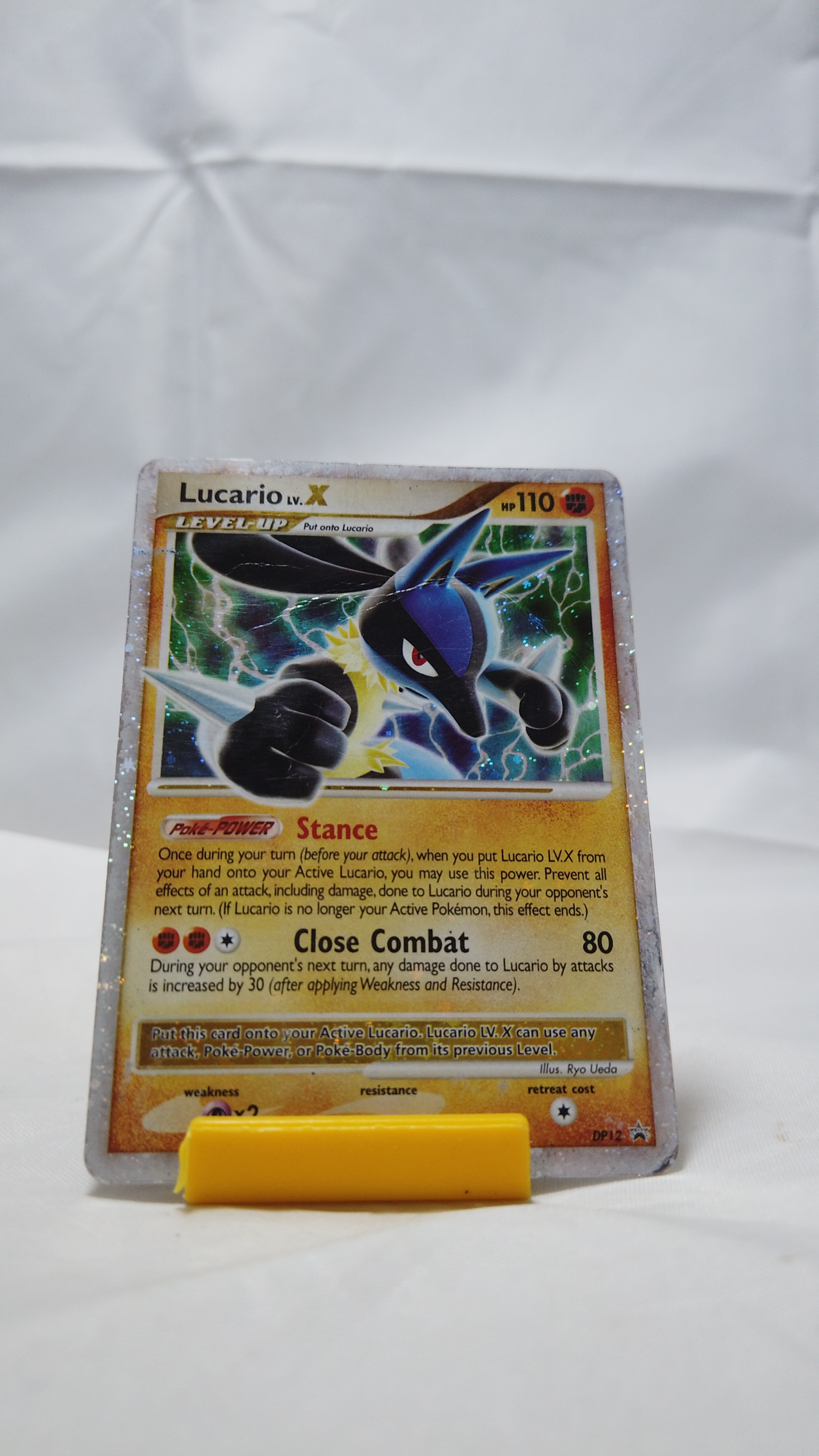Pokemon Lucario Lv.X DP12 Diamond & Pearl Black Star Promo Holo