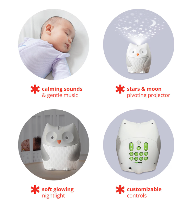 Skip hop Owl sound machine w/ night light - photo 2