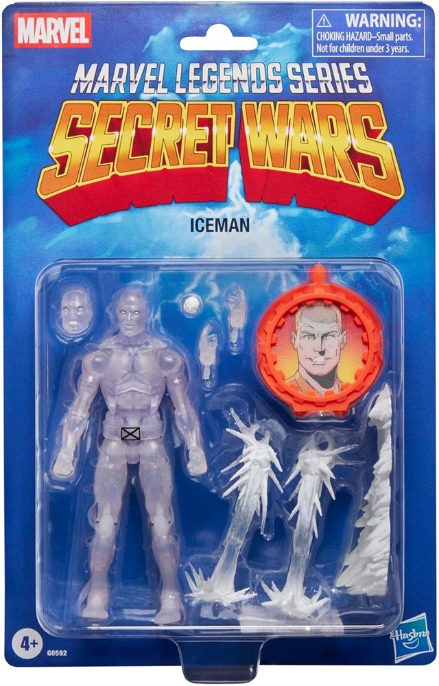 Marvel Legends Secret Wars Ice Man, Retro Marvel Collectible