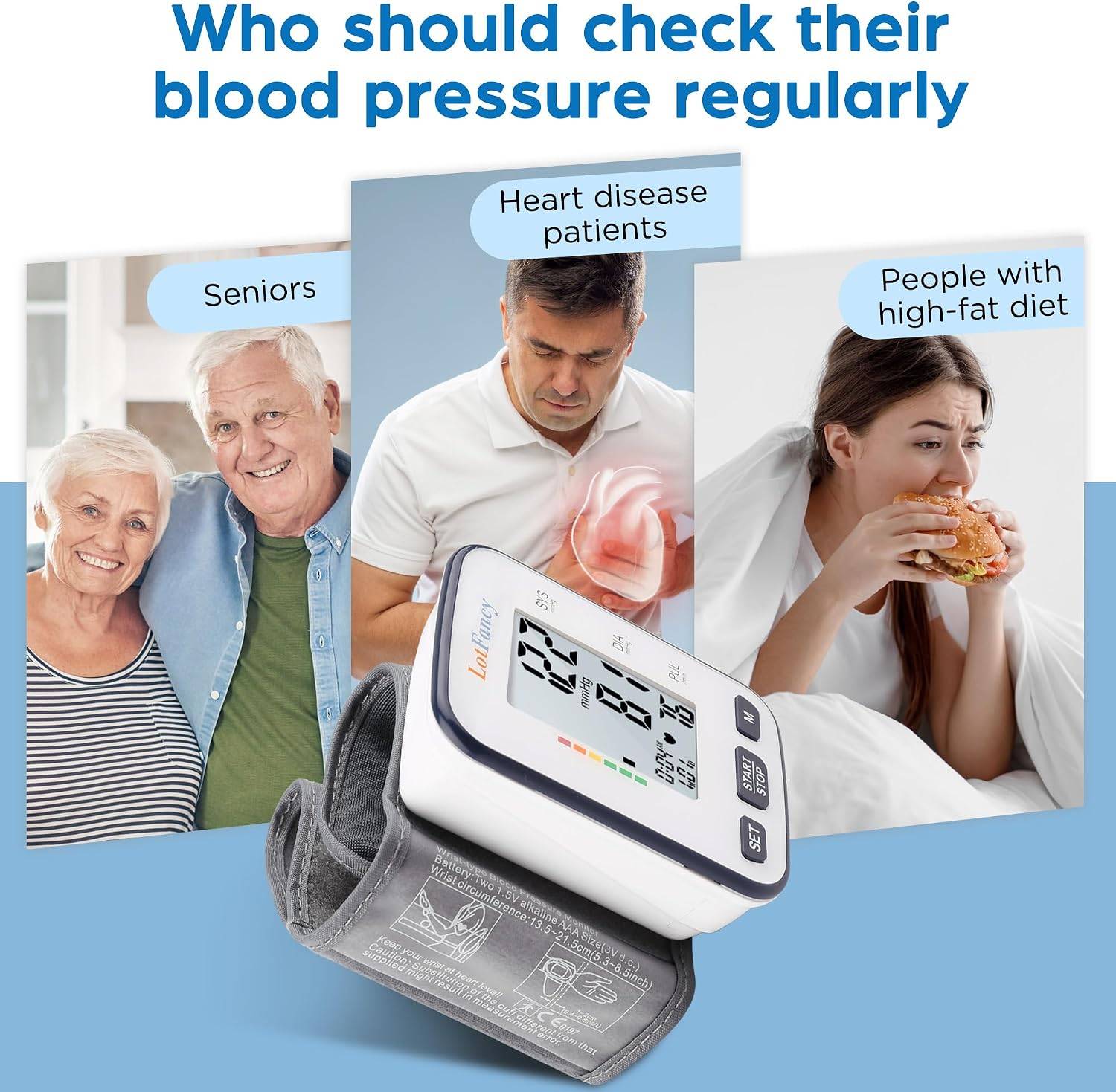 Maynovia Wrist‑Type Fully Automatic Blood Pressure Monitor - photo 5