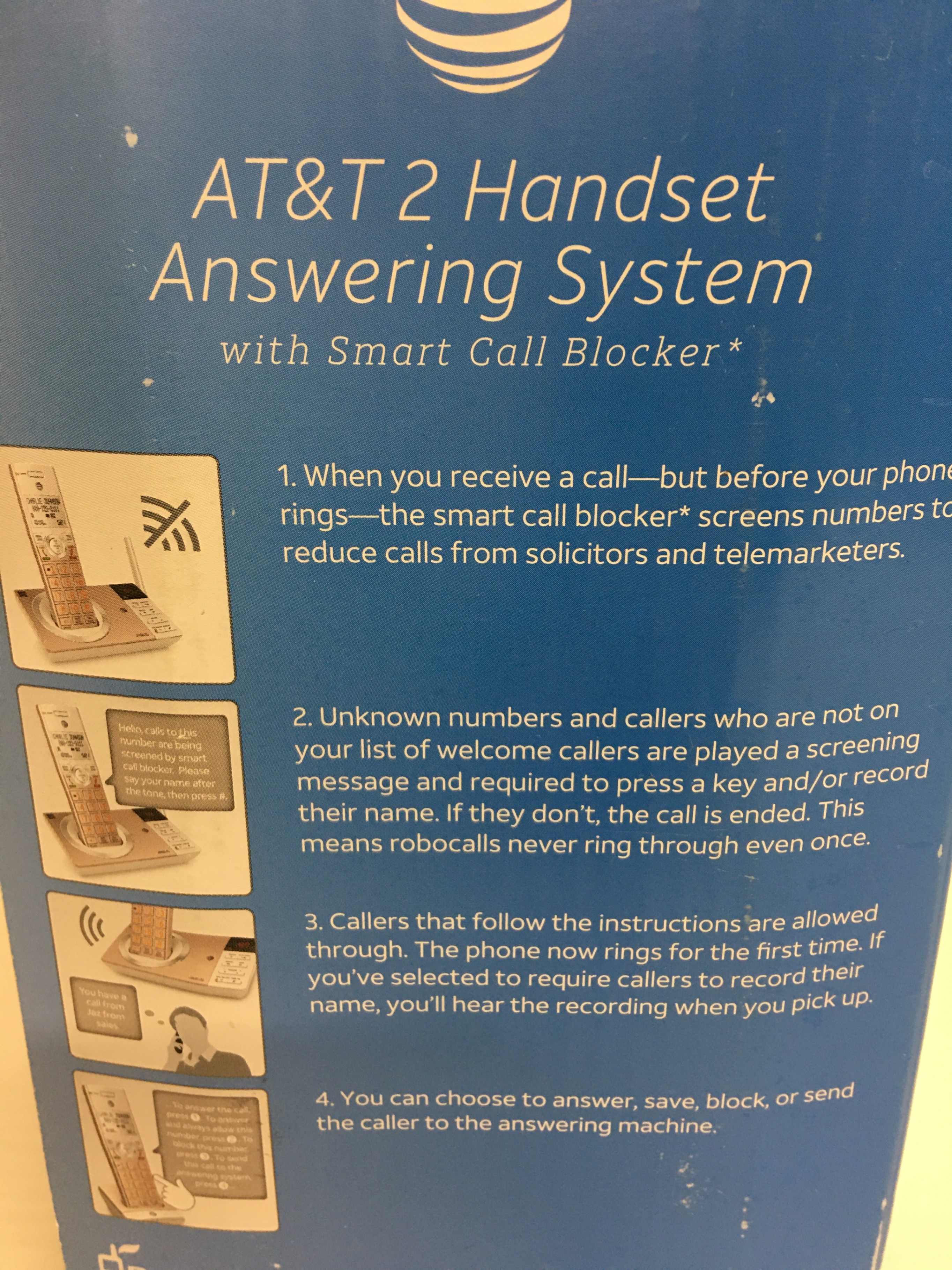 AT&T 2 HANDSET PHONE - photo 3