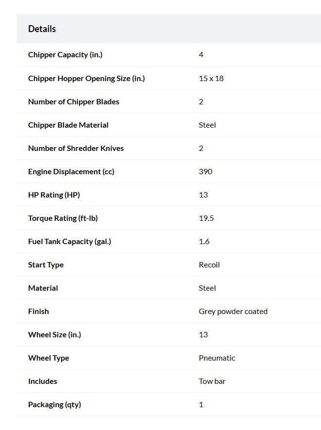 4 in. 390cc Gas Wood Chipper/Shredder - photo 5