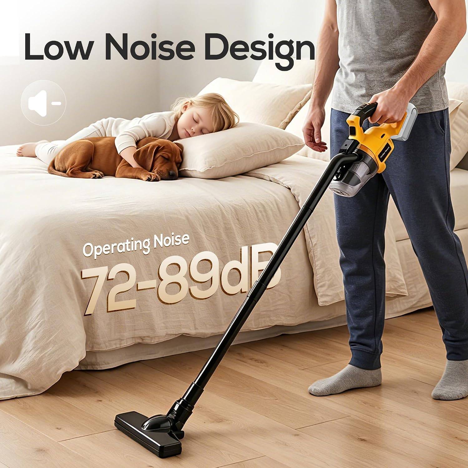 Cordless Vacuum Compatible with Dewalt 20V Battery - photo 3