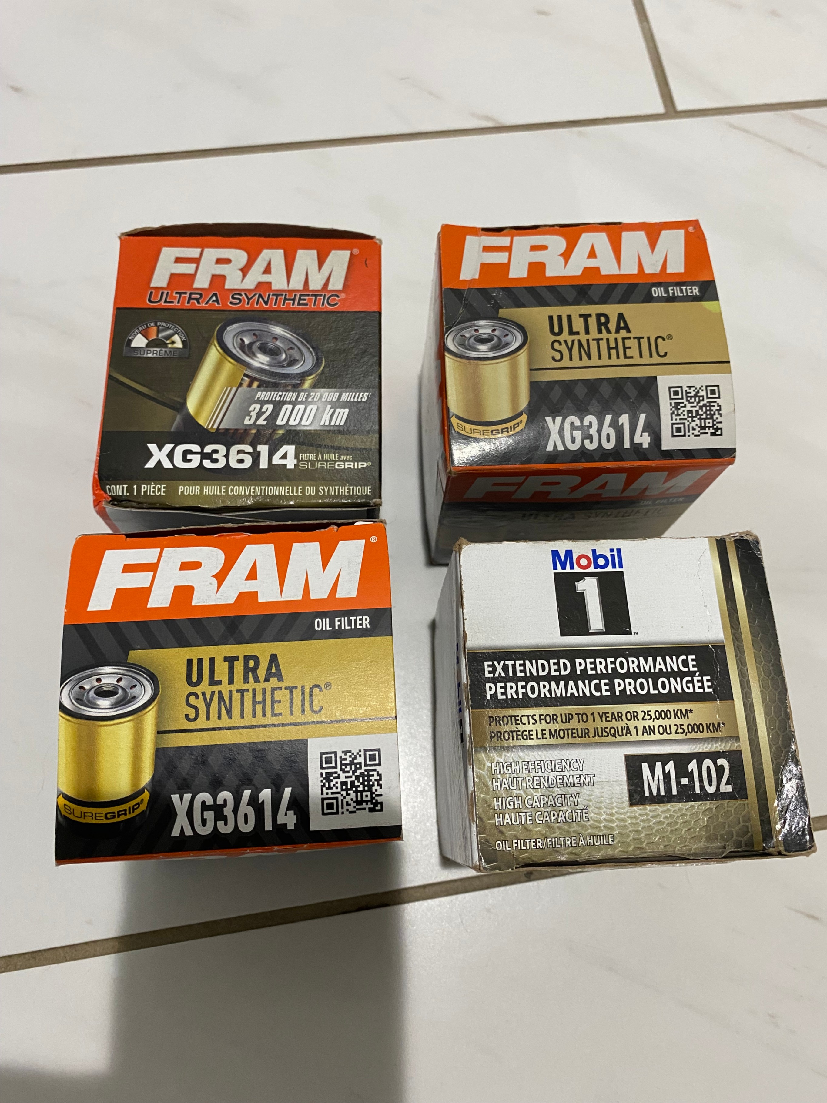 Oil Filter –FRAM XG3614 & Mobil M1-102– Synthetic Oil Filter–$11 - photo 3