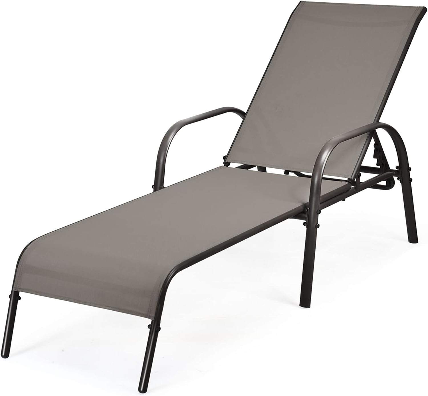 Outdoor Chaise Lounge Chair, All Weather Reclining Lounge Chair - photo 5