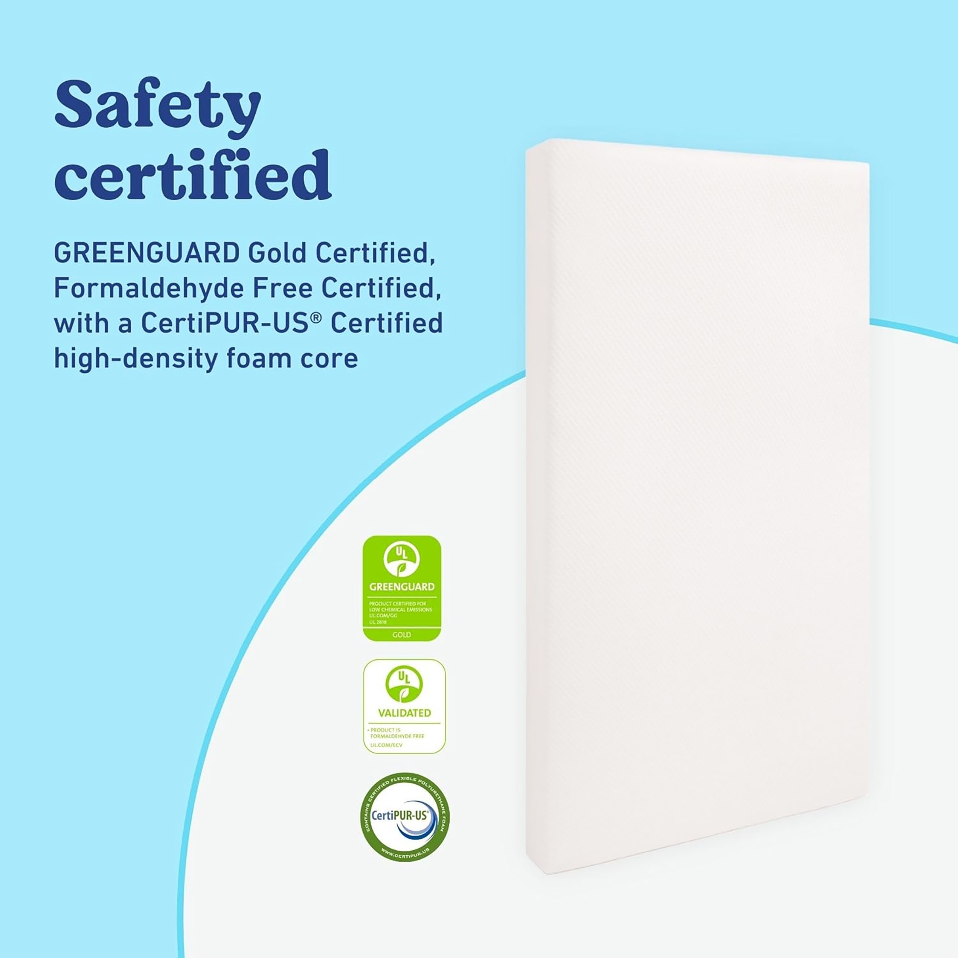 Graco Premium Crib & Toddler Mattress, GREENGUARD Gold Certified - photo 5