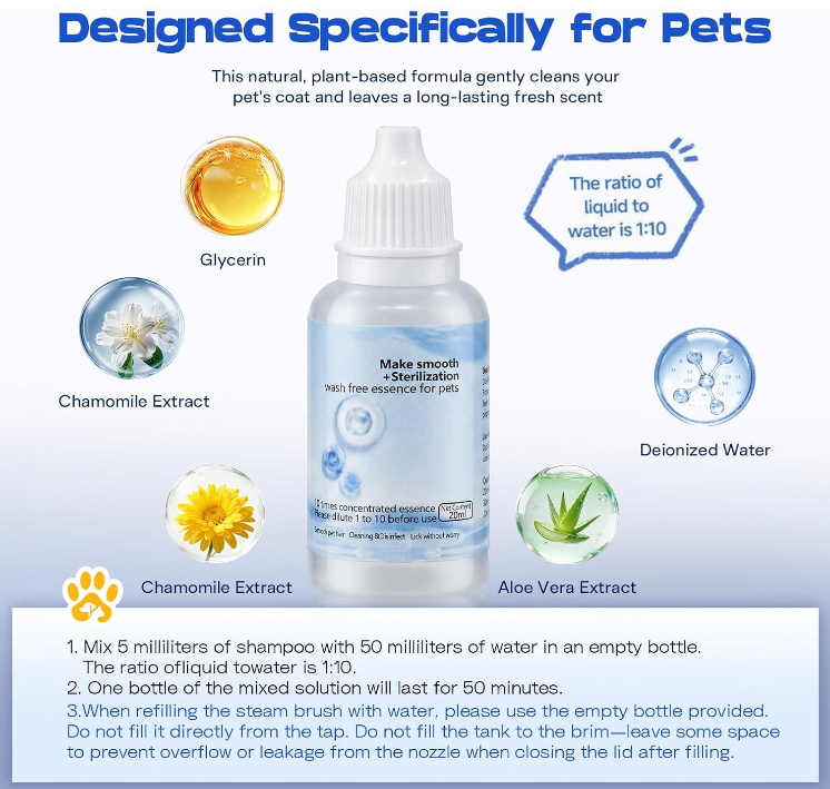 Steam Brush for Cats and Dogs *NEVER USED* - photo 3