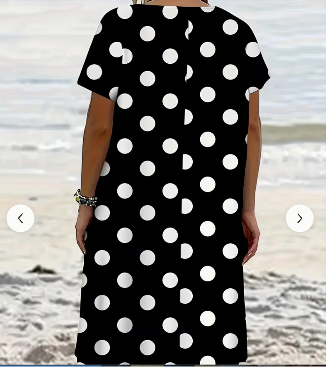 ROBE A POIS BLANC SUR NOIR 2XL 20 C$29 C$ - photo 2